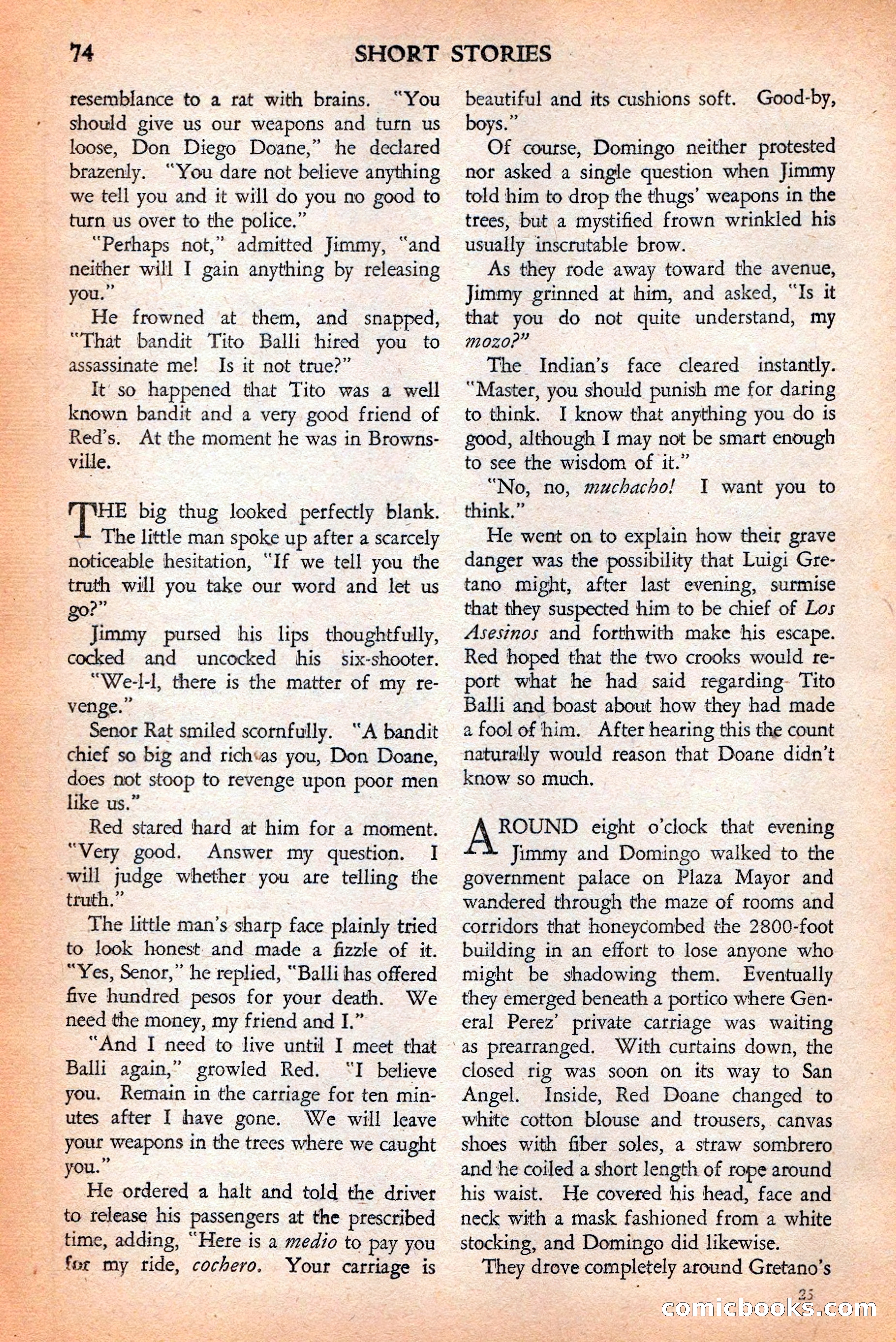Short Stories, May 25, 1942 — page 76 of 180