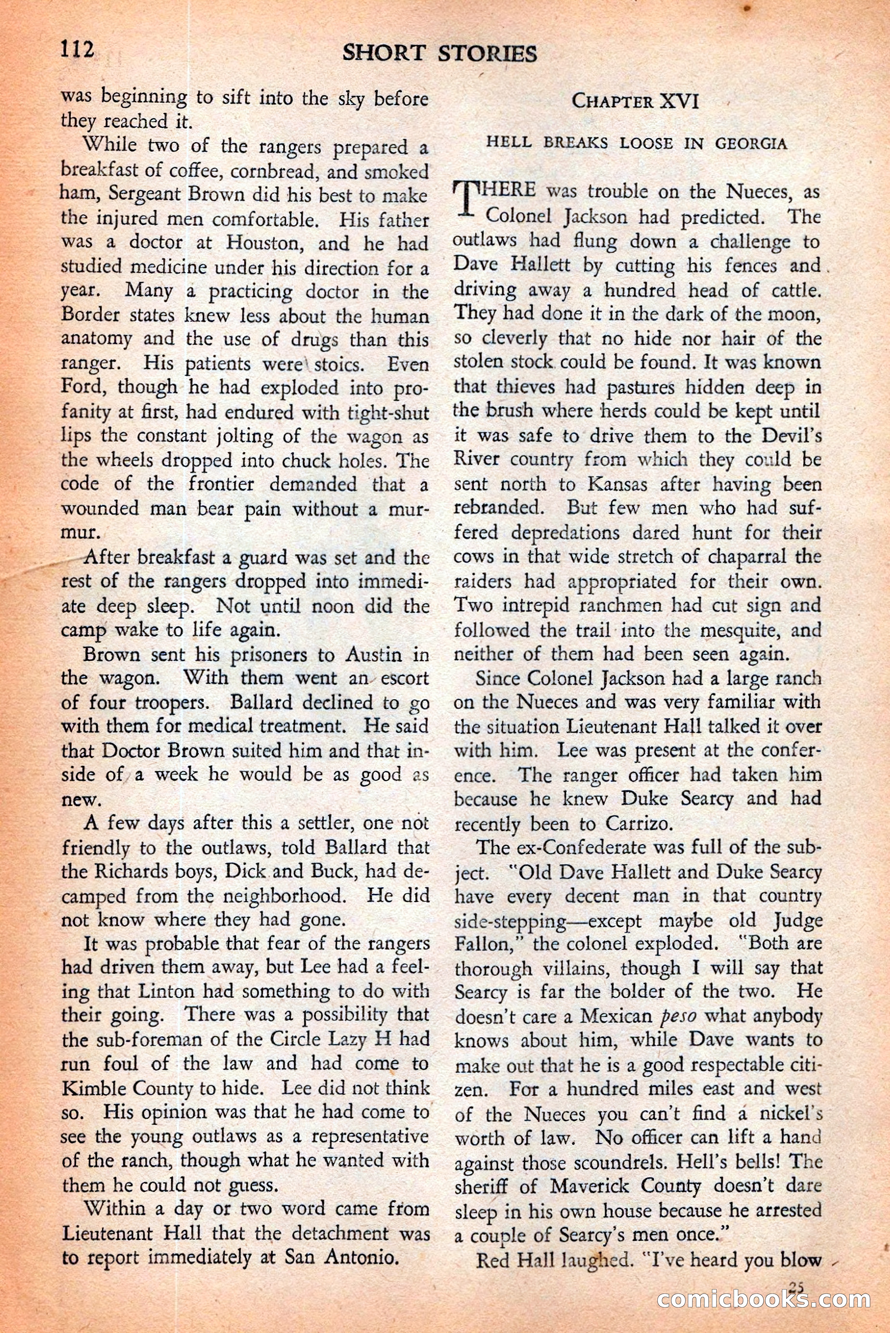 Short Stories, May 25, 1942 — page 114 of 180