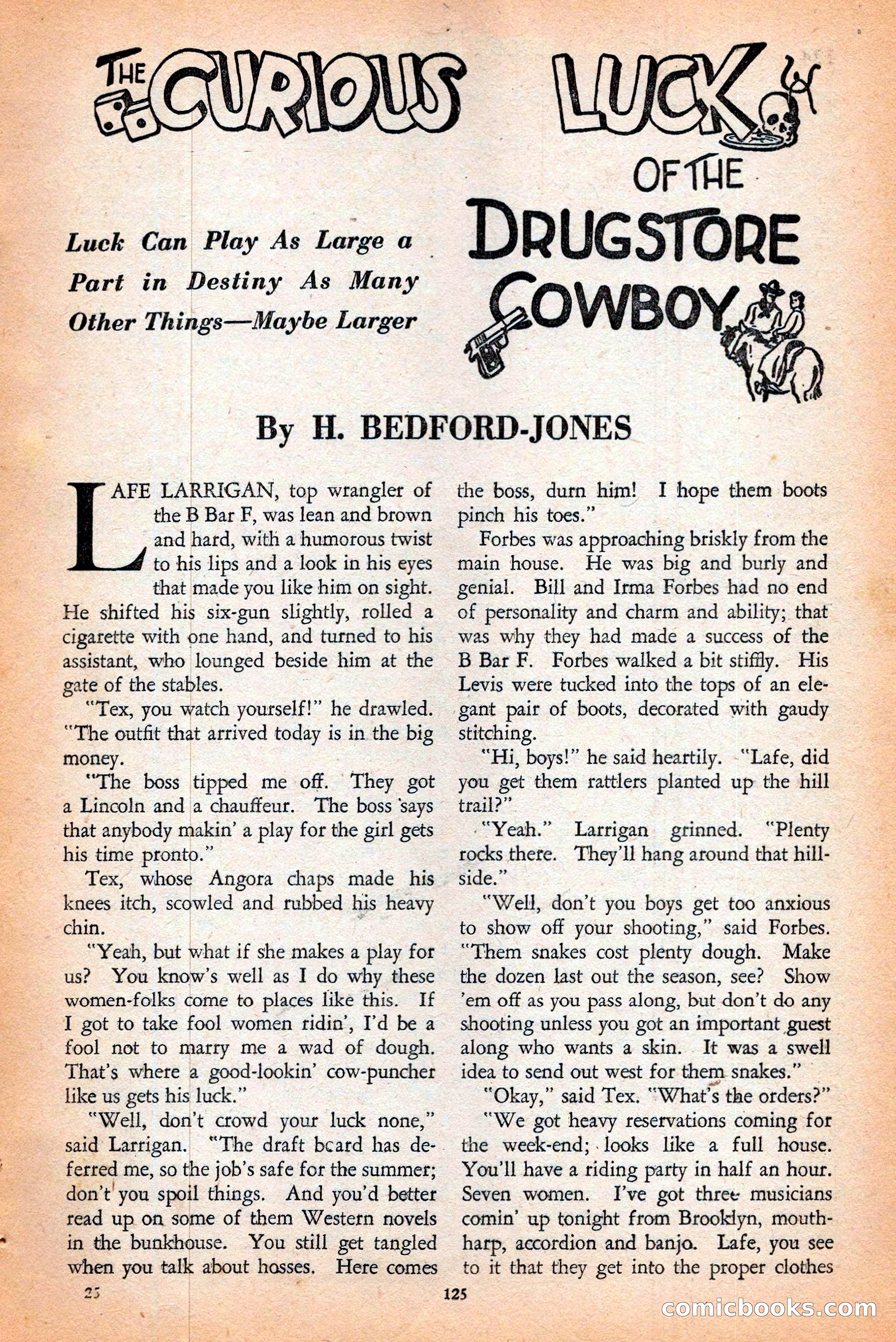 Short Stories, May 25, 1942 — page 127 of 180