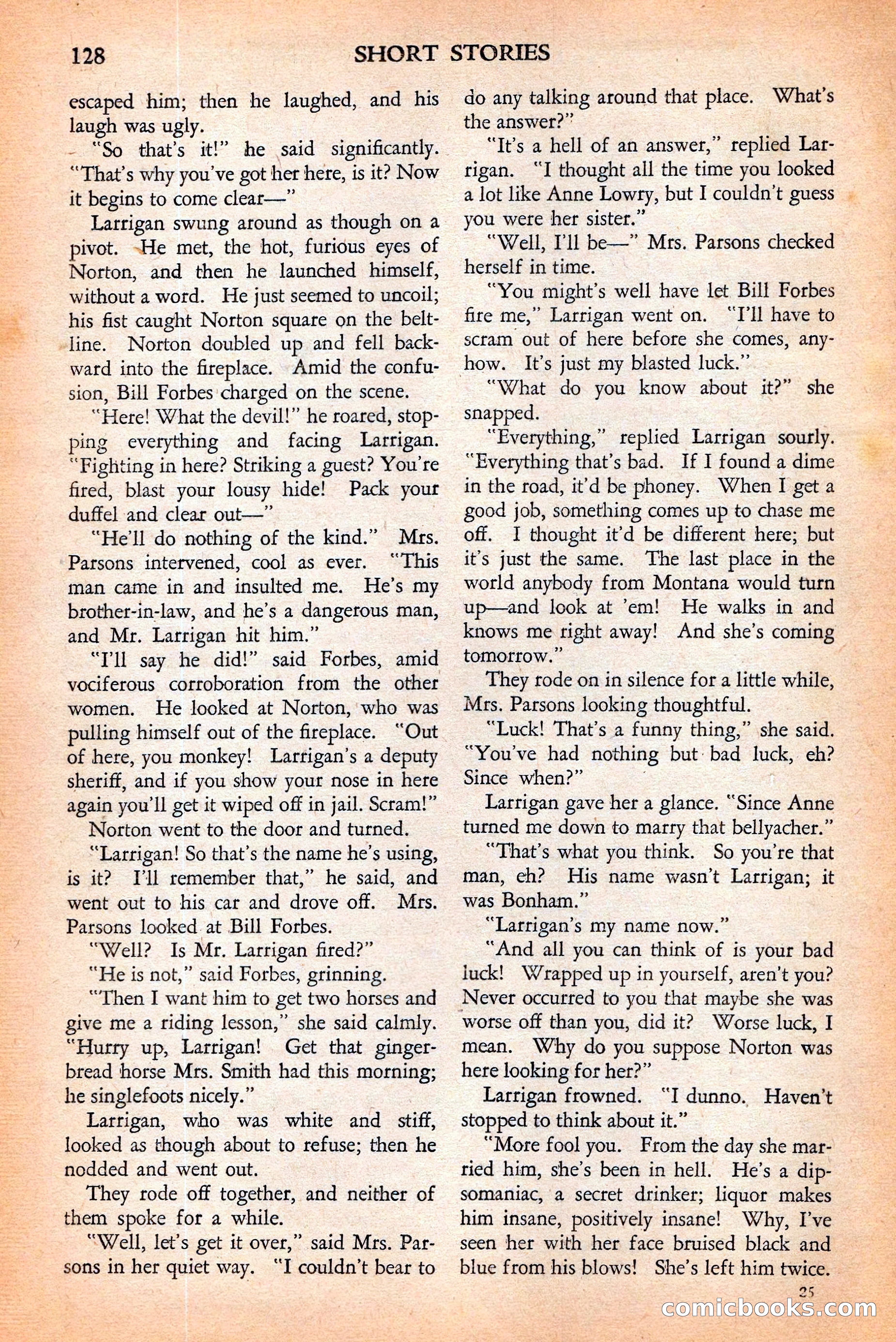 Short Stories, May 25, 1942 — page 130 of 180