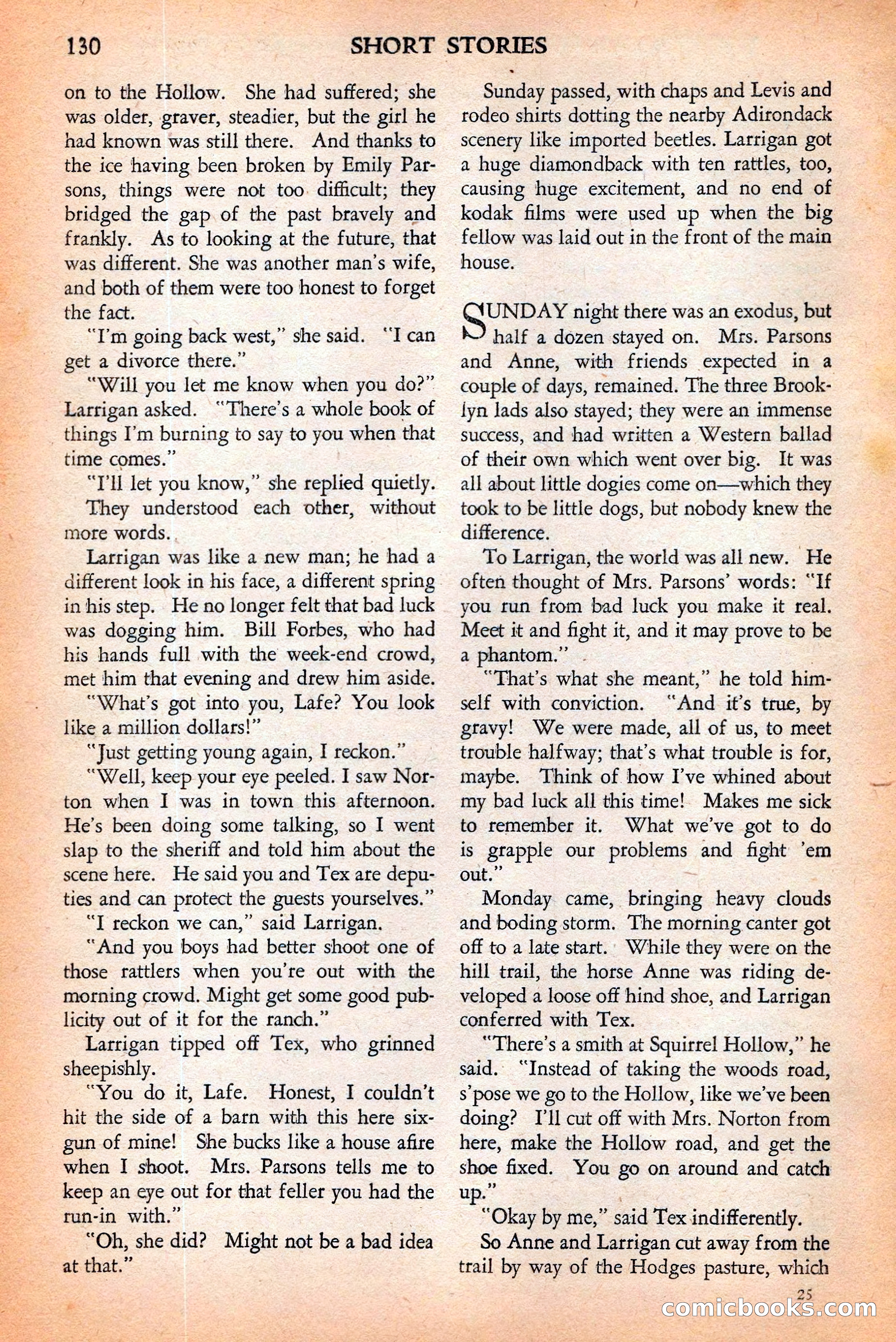 Short Stories, May 25, 1942 — page 132 of 180