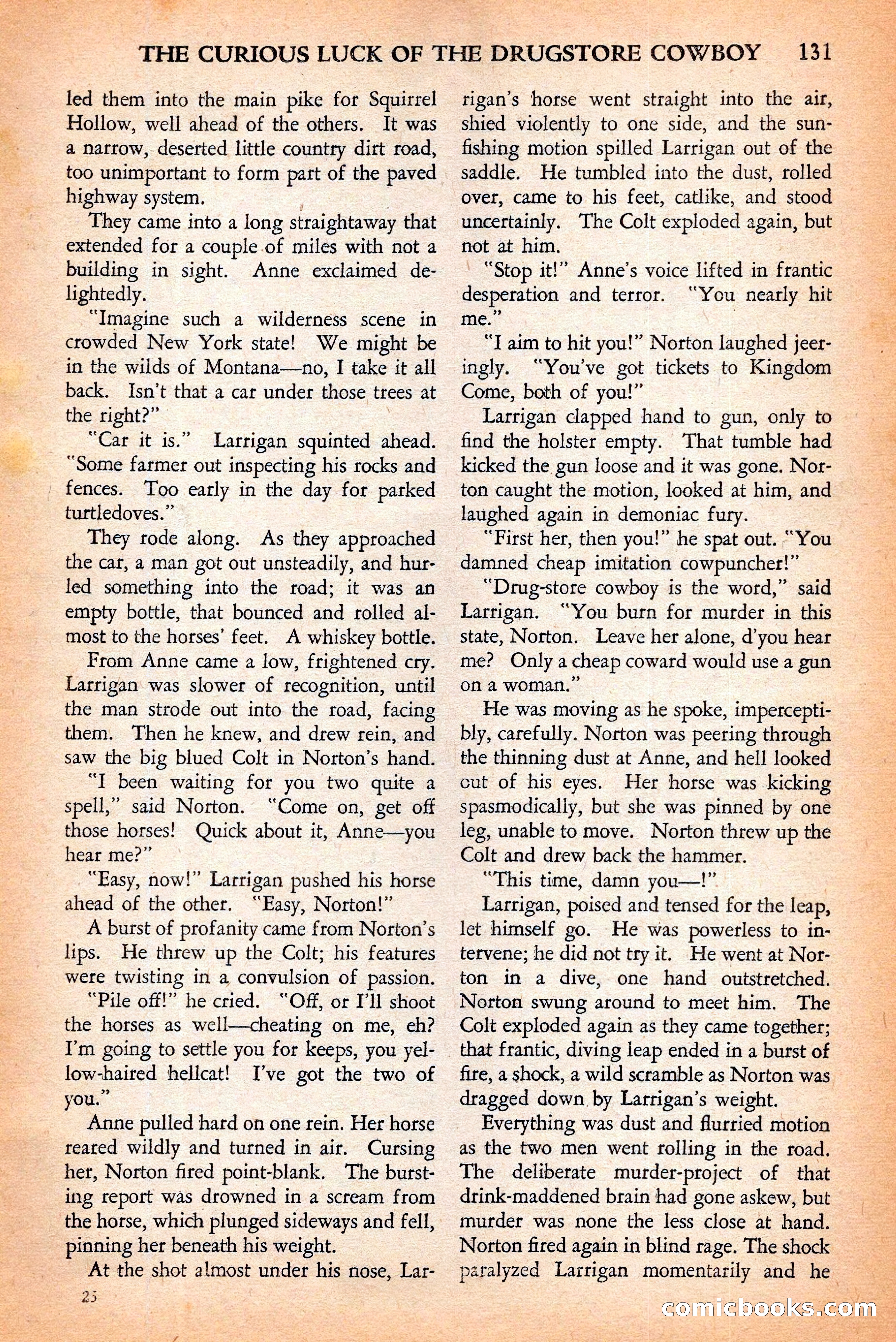Short Stories, May 25, 1942 — page 133 of 180