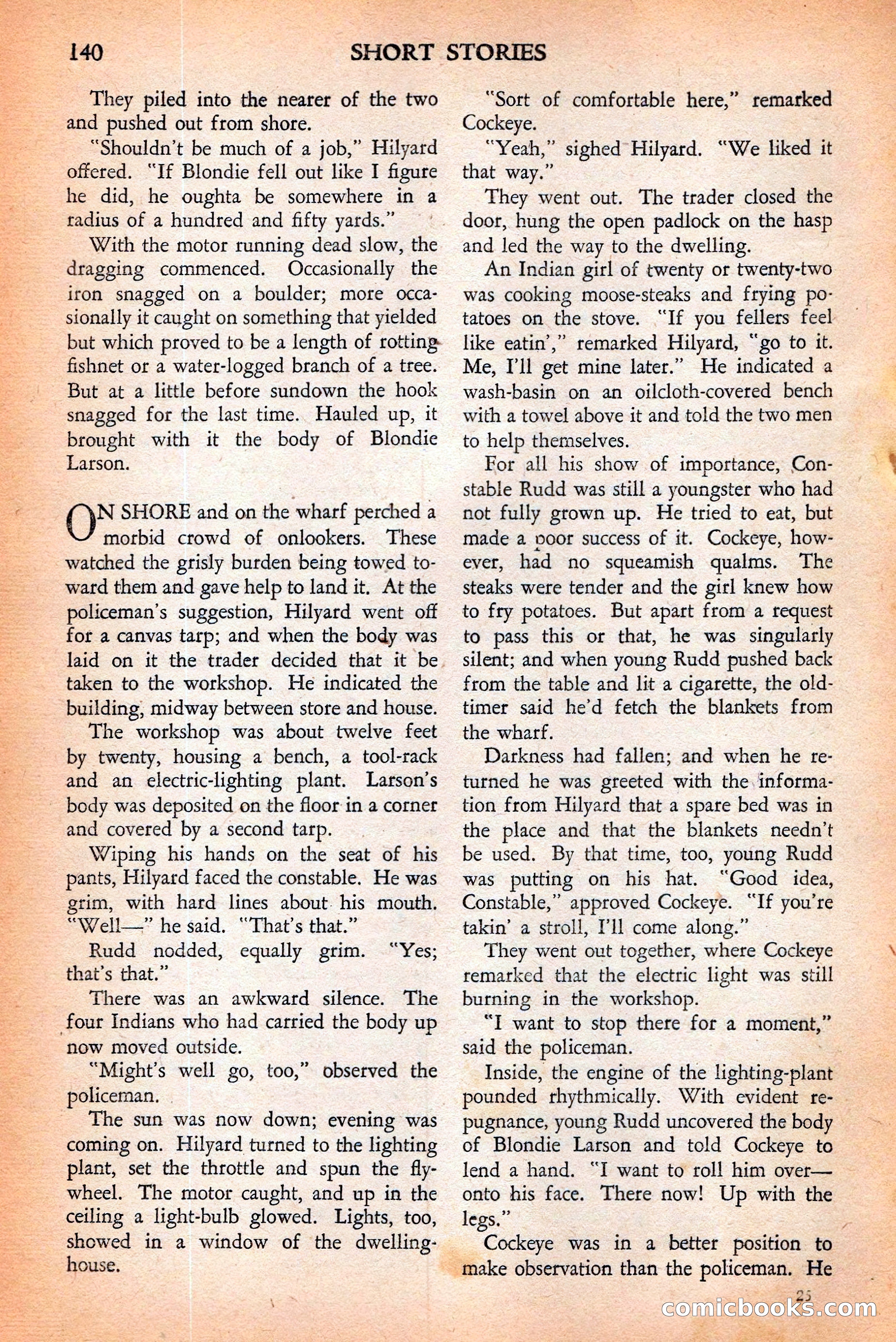 Short Stories, May 25, 1942 — page 142 of 180