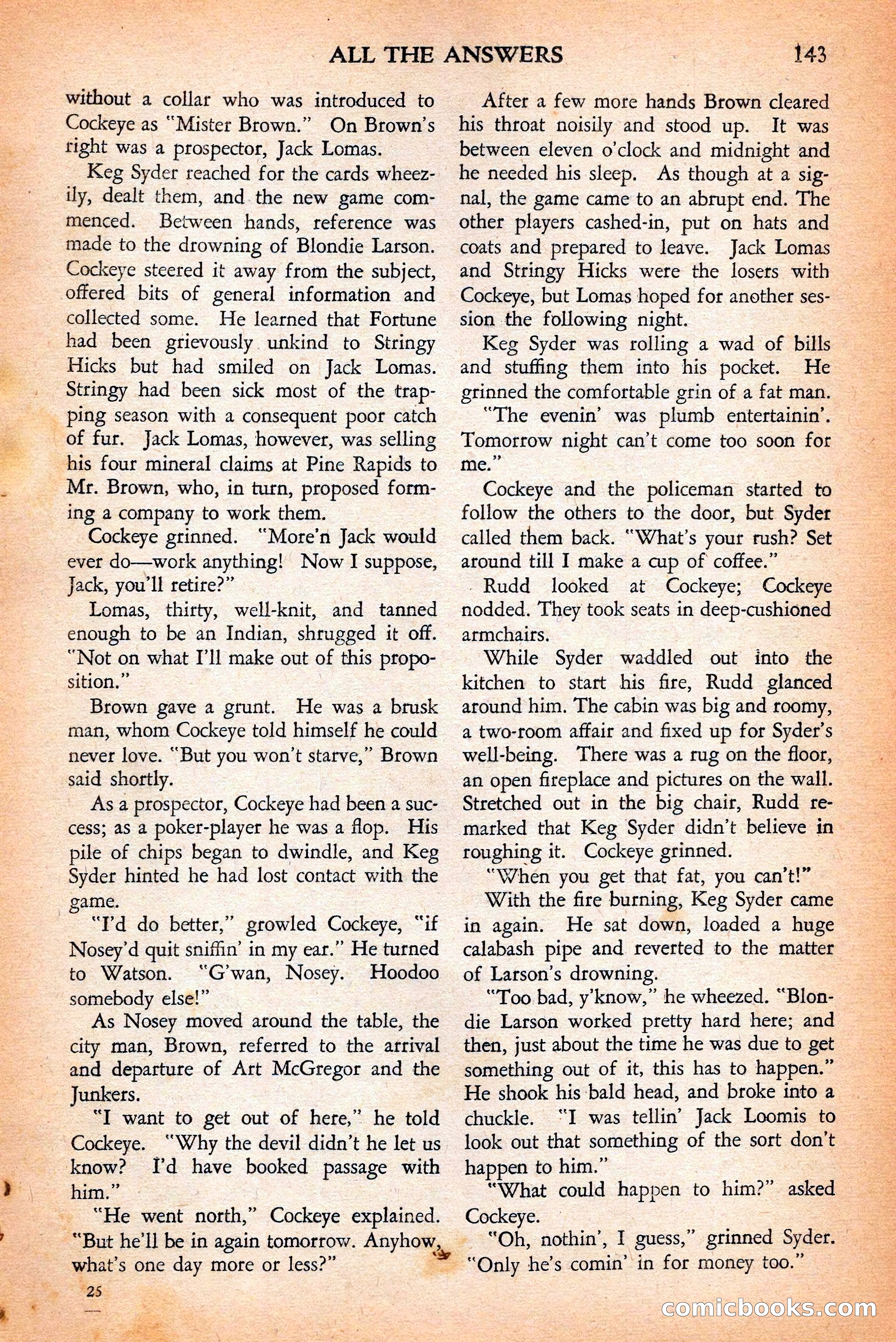 Short Stories, May 25, 1942 — page 145 of 180
