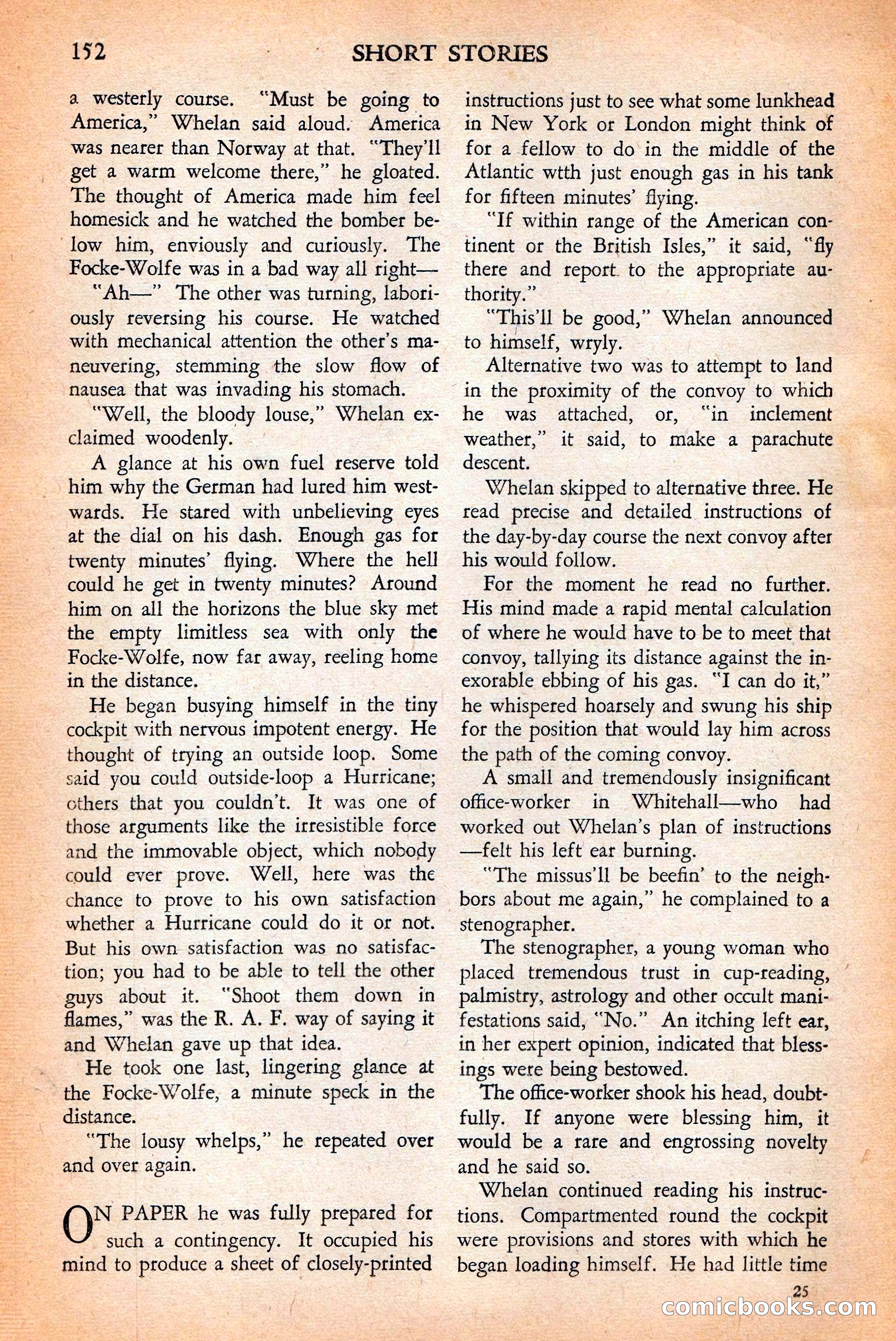 Short Stories, May 25, 1942 — page 154 of 180