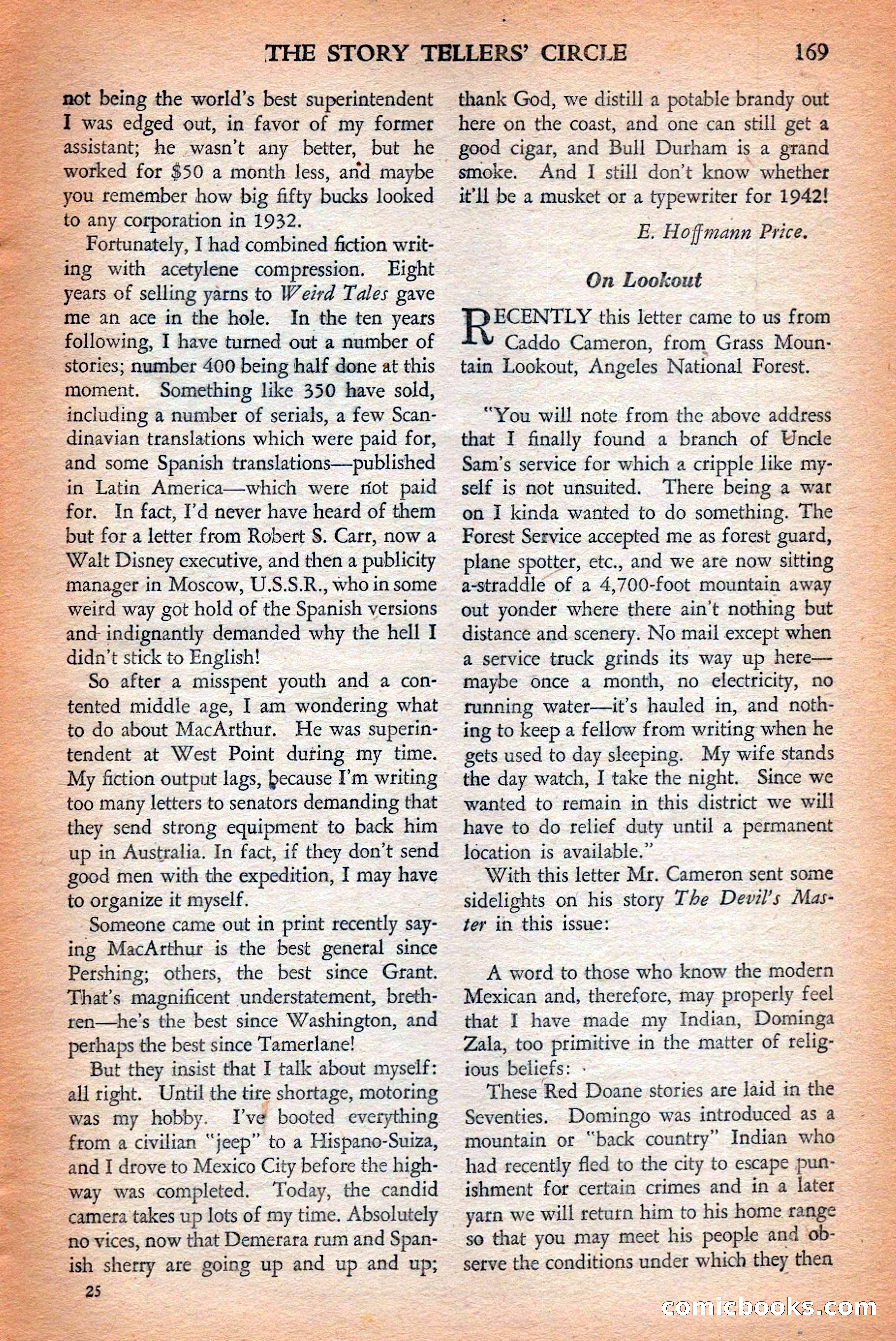 Short Stories, May 25, 1942 — page 171 of 180