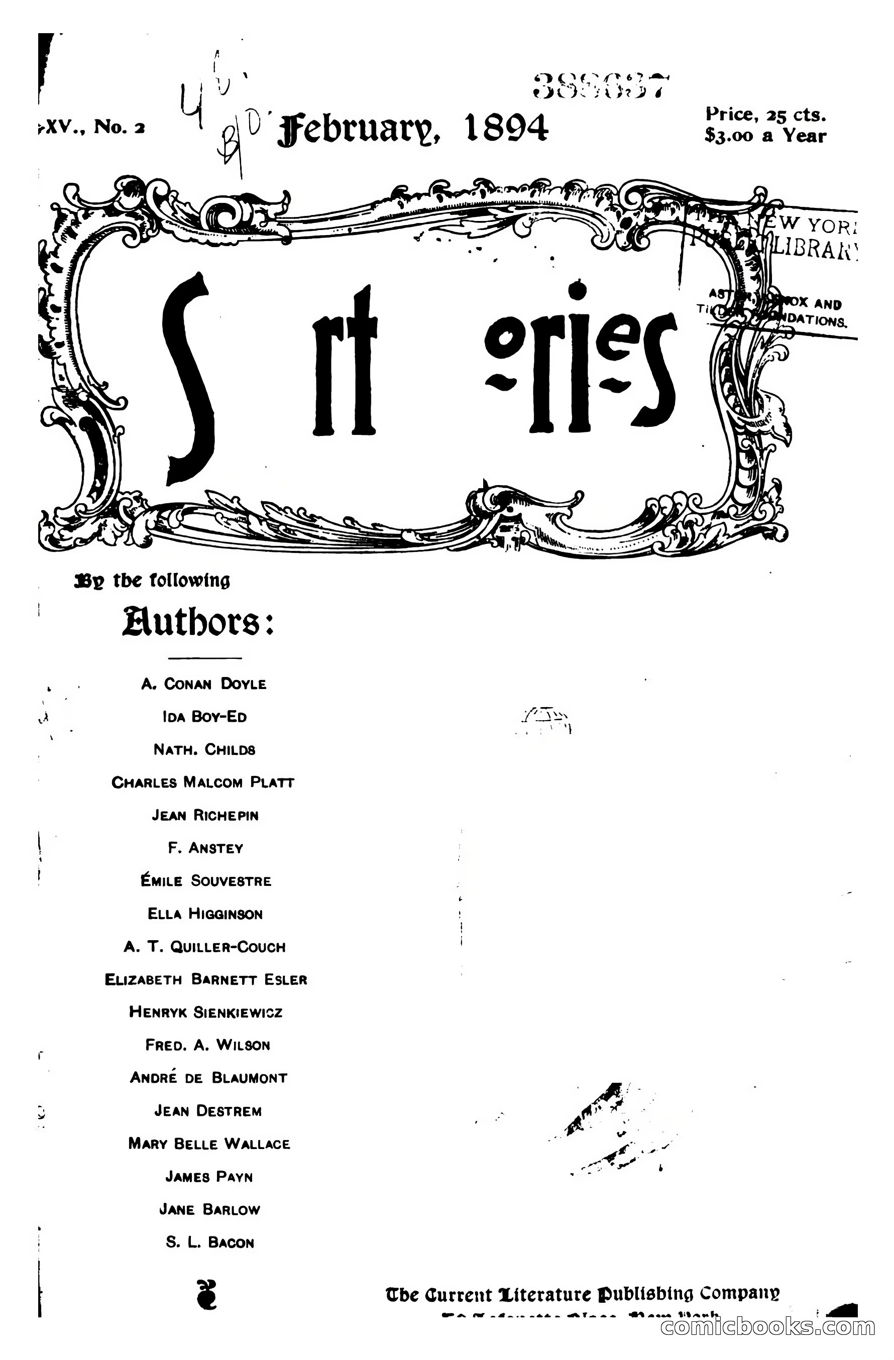 Short Stories Magazine Cover — page 173 of 395