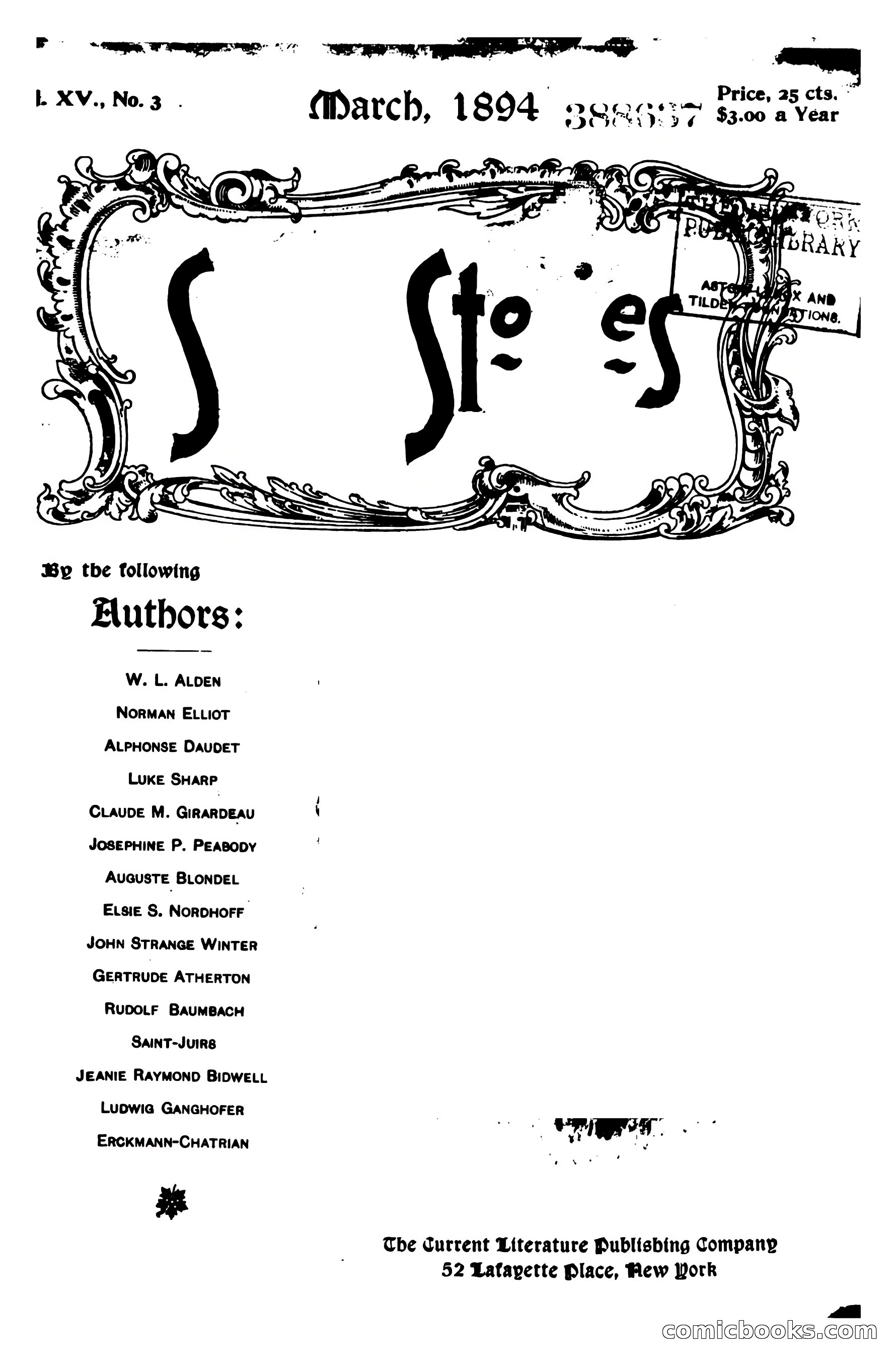 Short Stories Magazine Cover — page 335 of 395