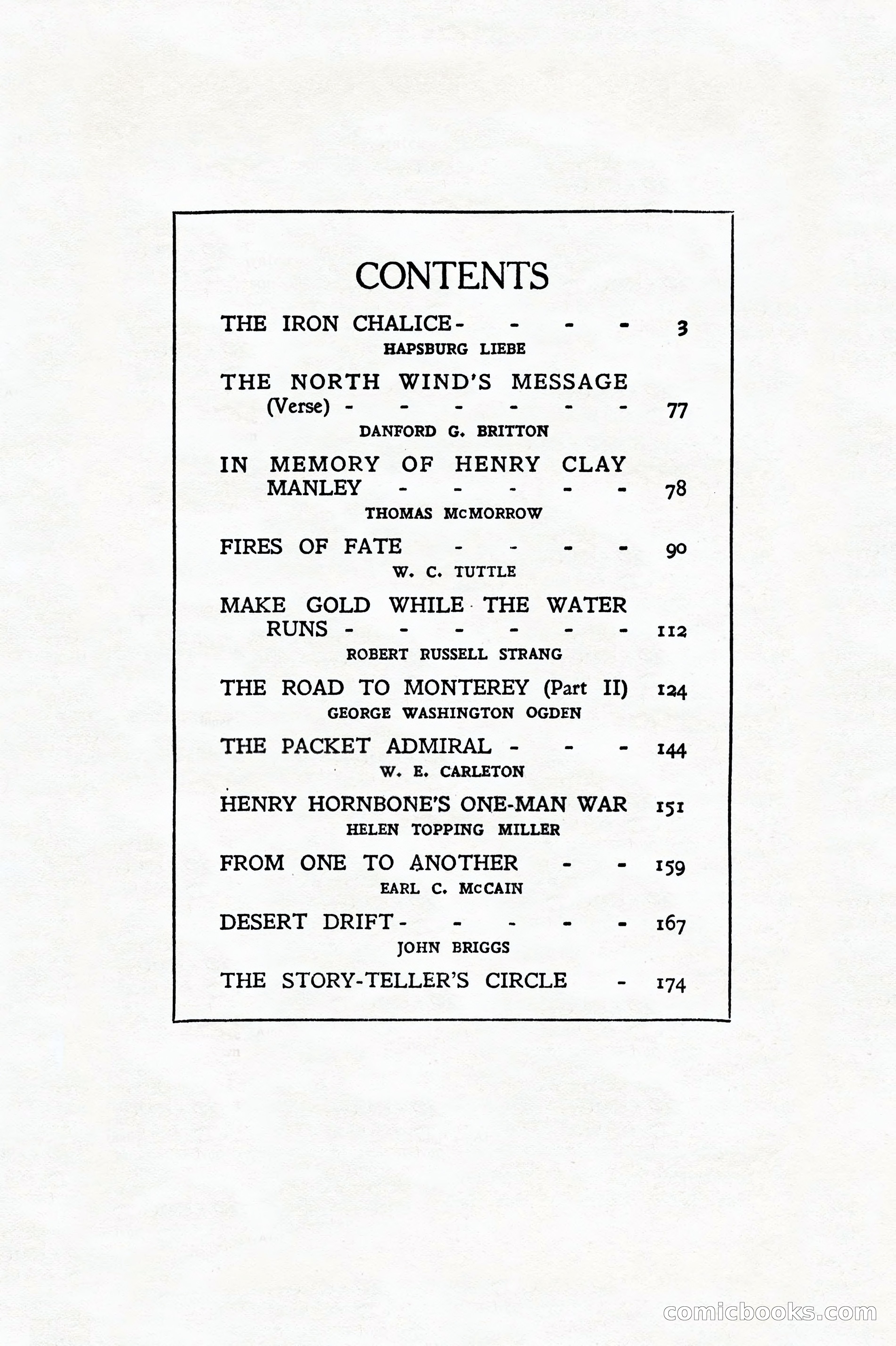 Short Stories, Early October 1923 — page 3 of 180