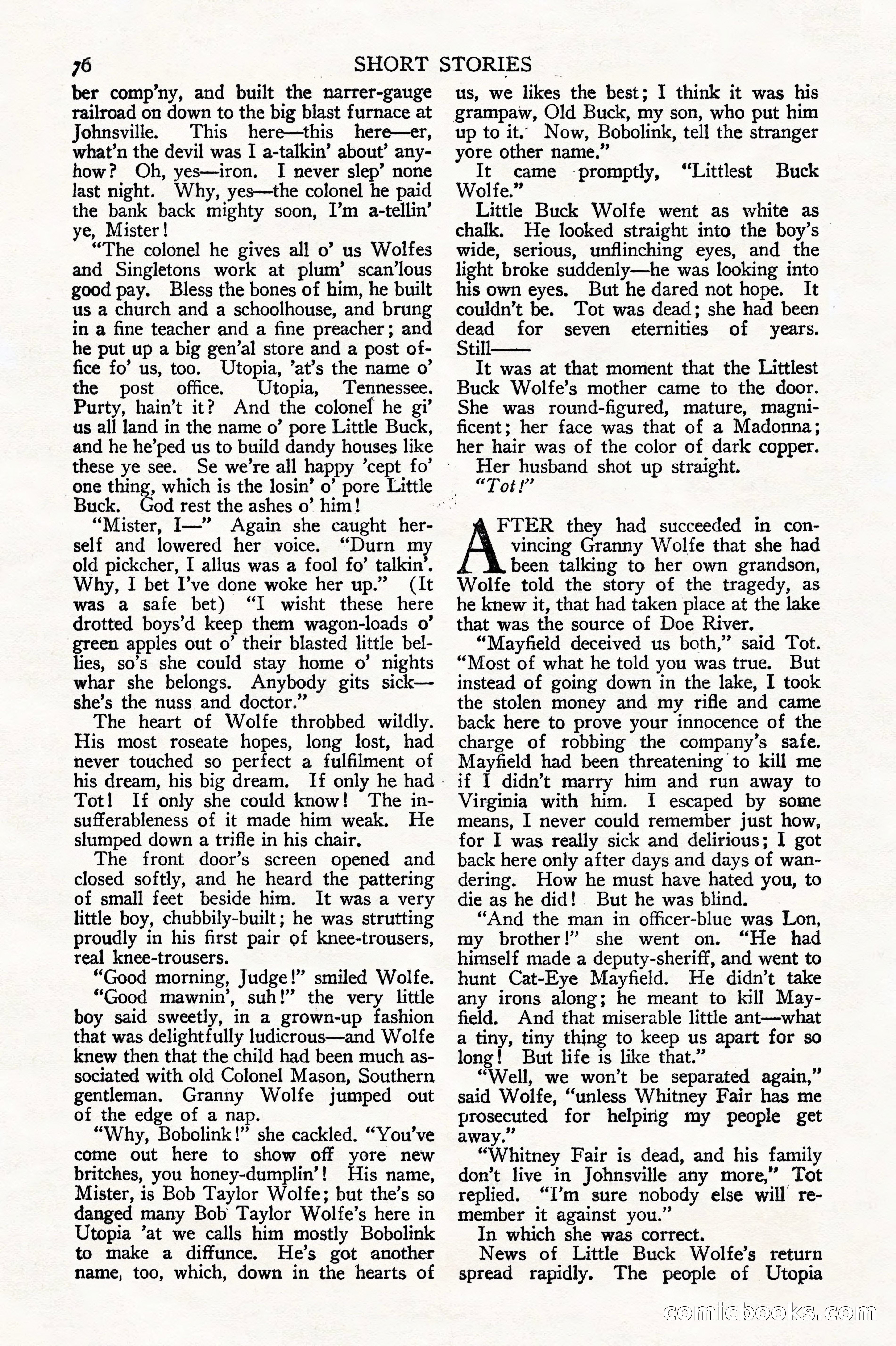 Short Stories, Early October 1923 — page 78 of 180