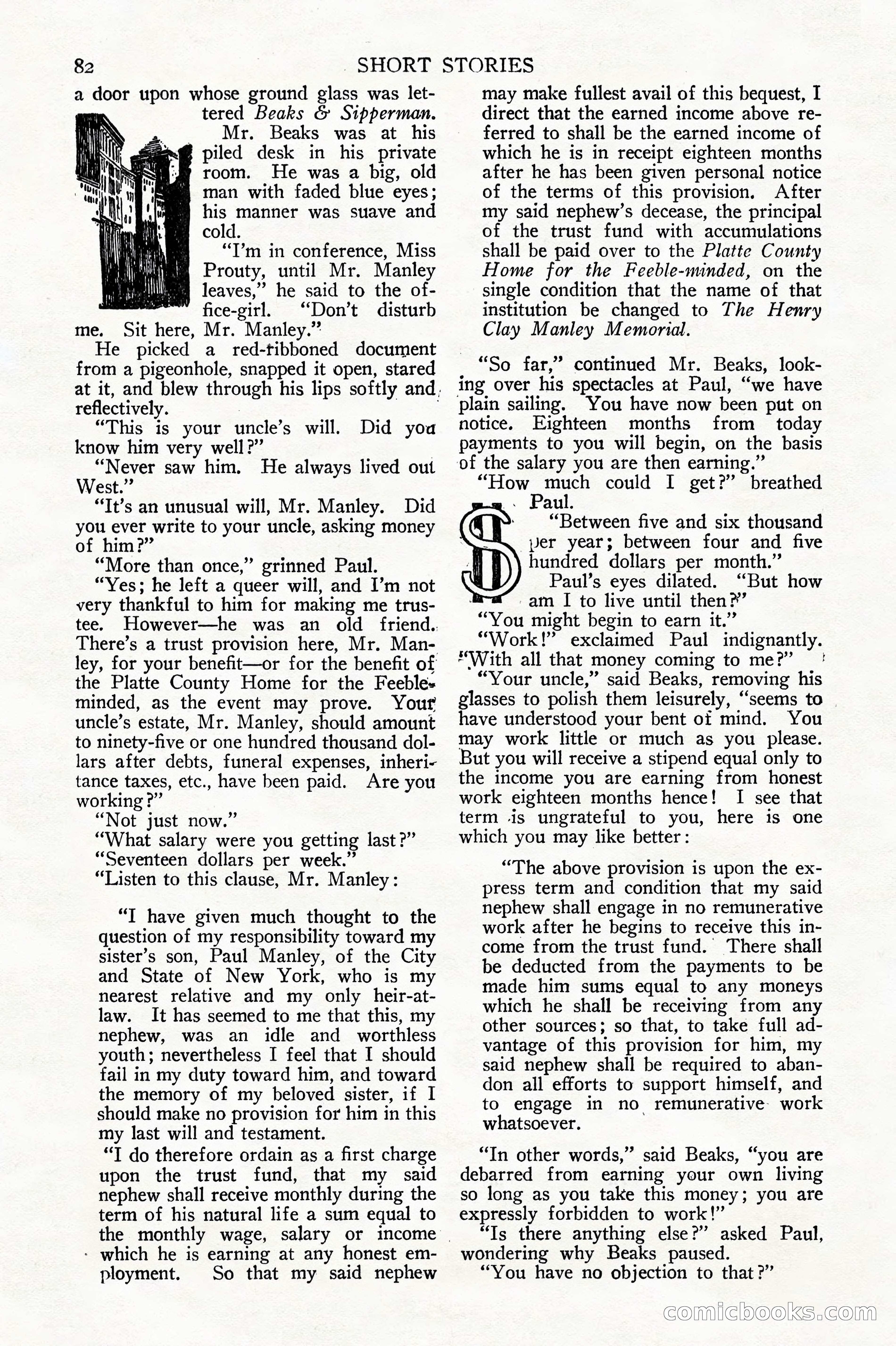 Short Stories, Early October 1923 — page 84 of 180