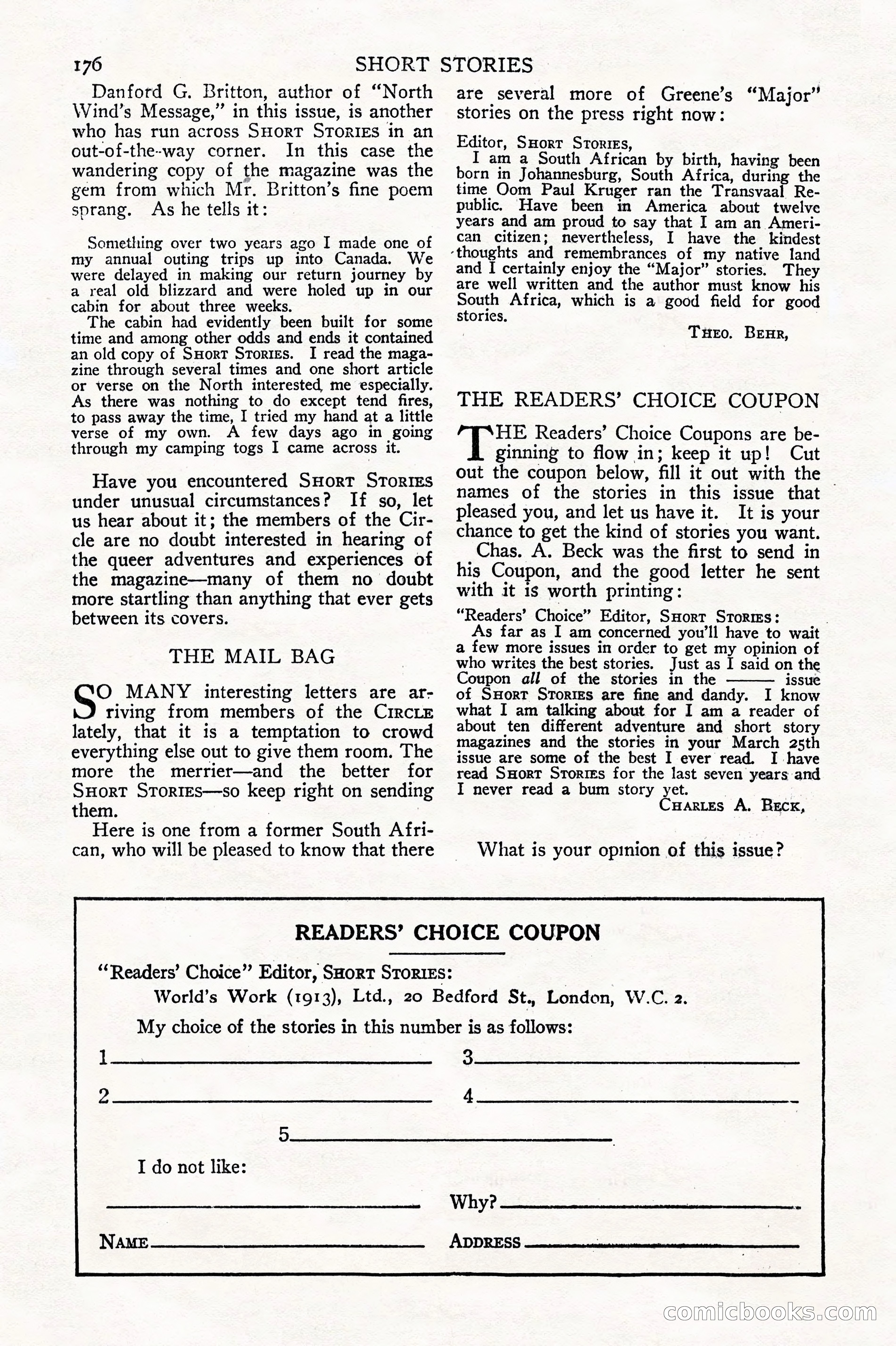 Short Stories, Early October 1923 — page 178 of 180