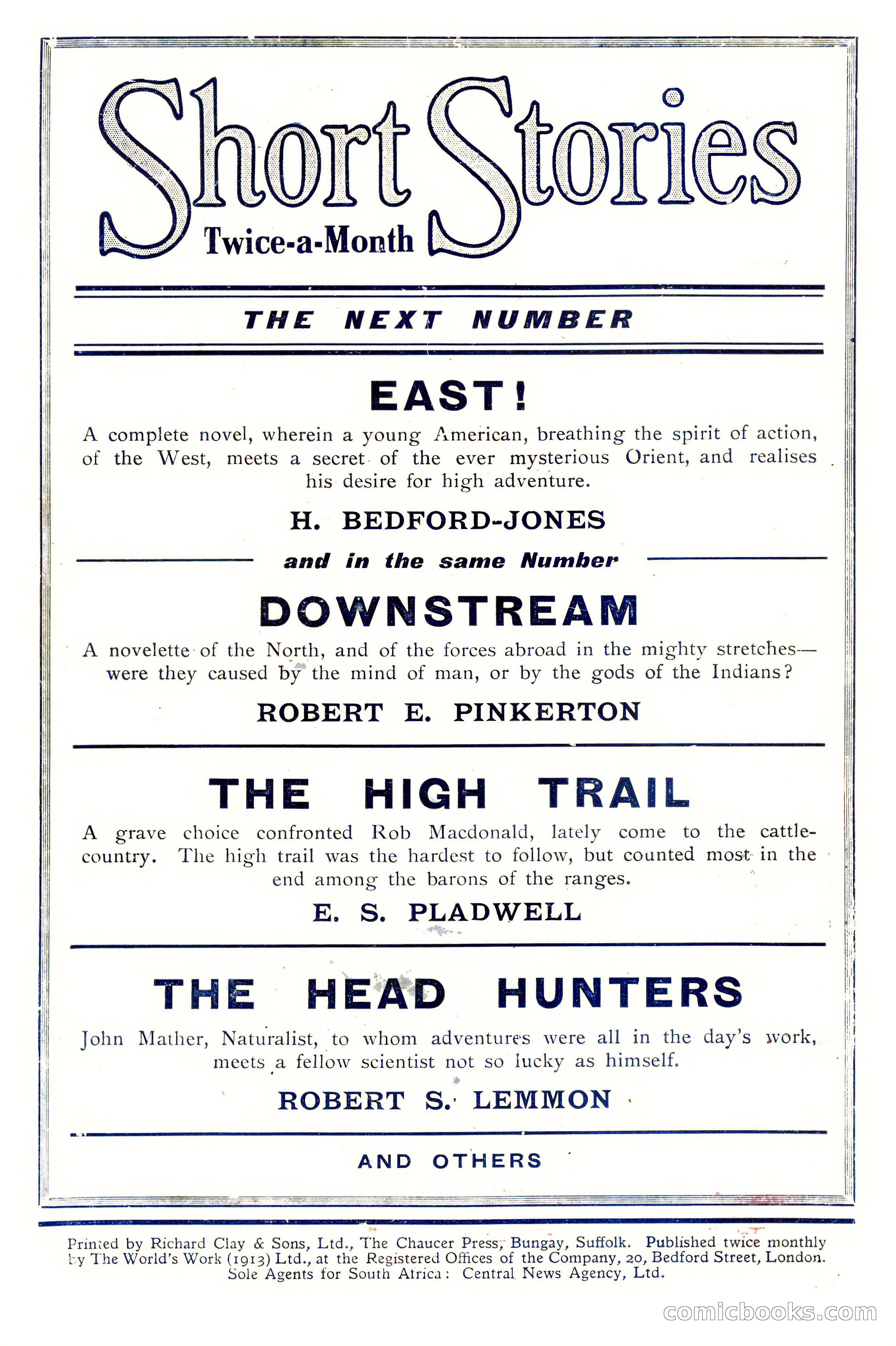 Short Stories, Early October 1923 — page 180 of 180