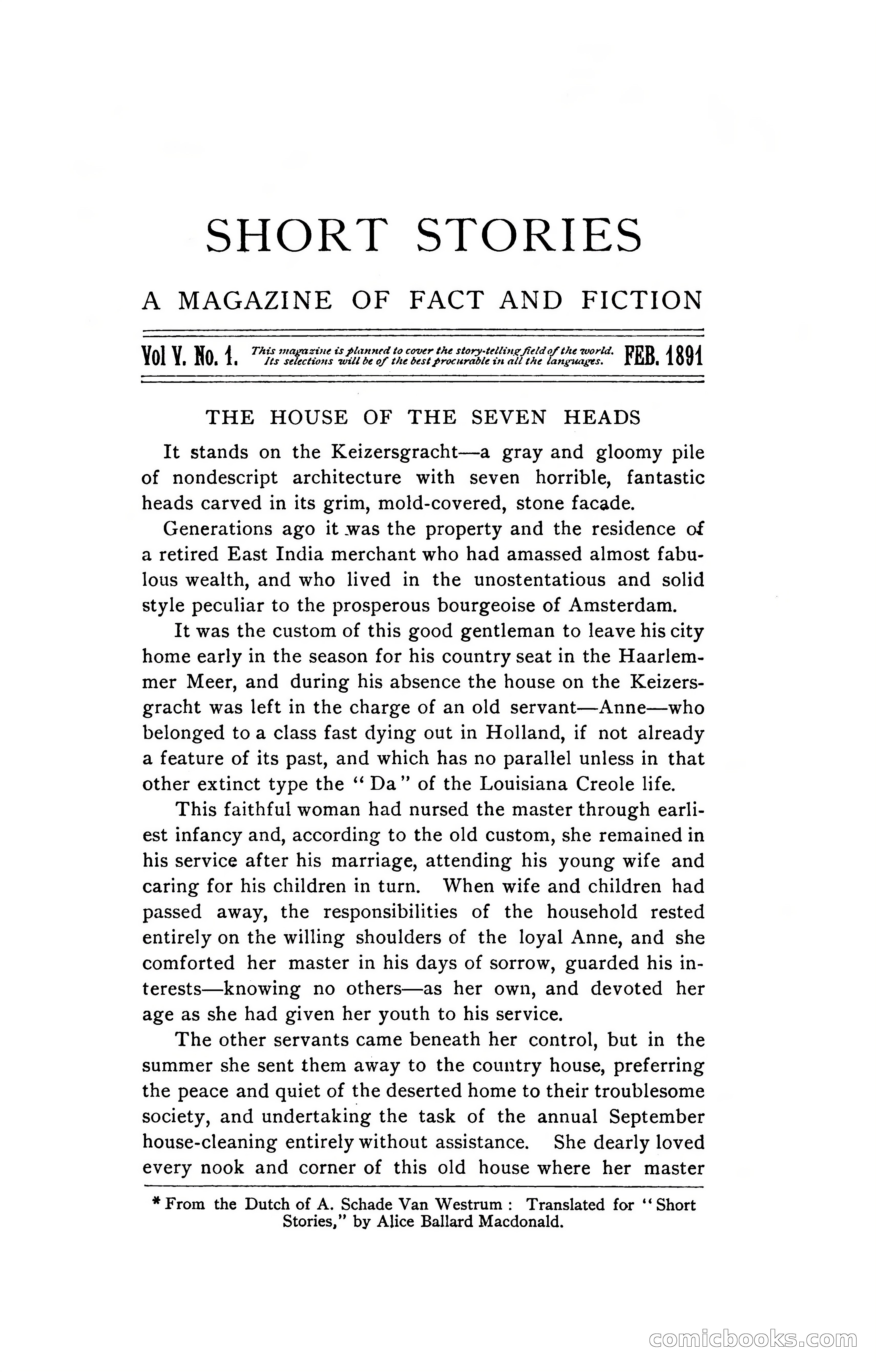 Short Stories Magazine Cover — page 13 of 400