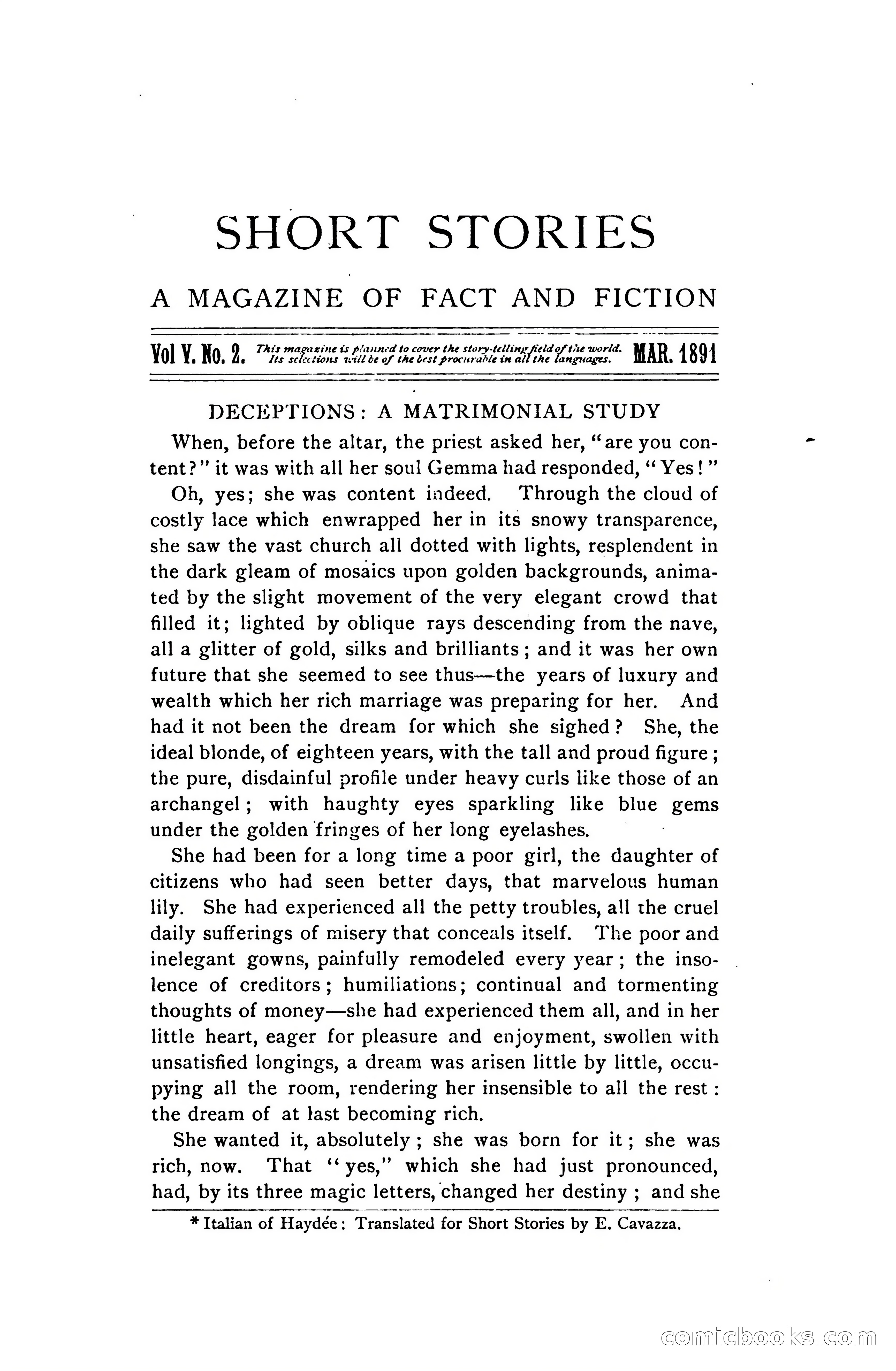 Short Stories Magazine Cover — page 141 of 400