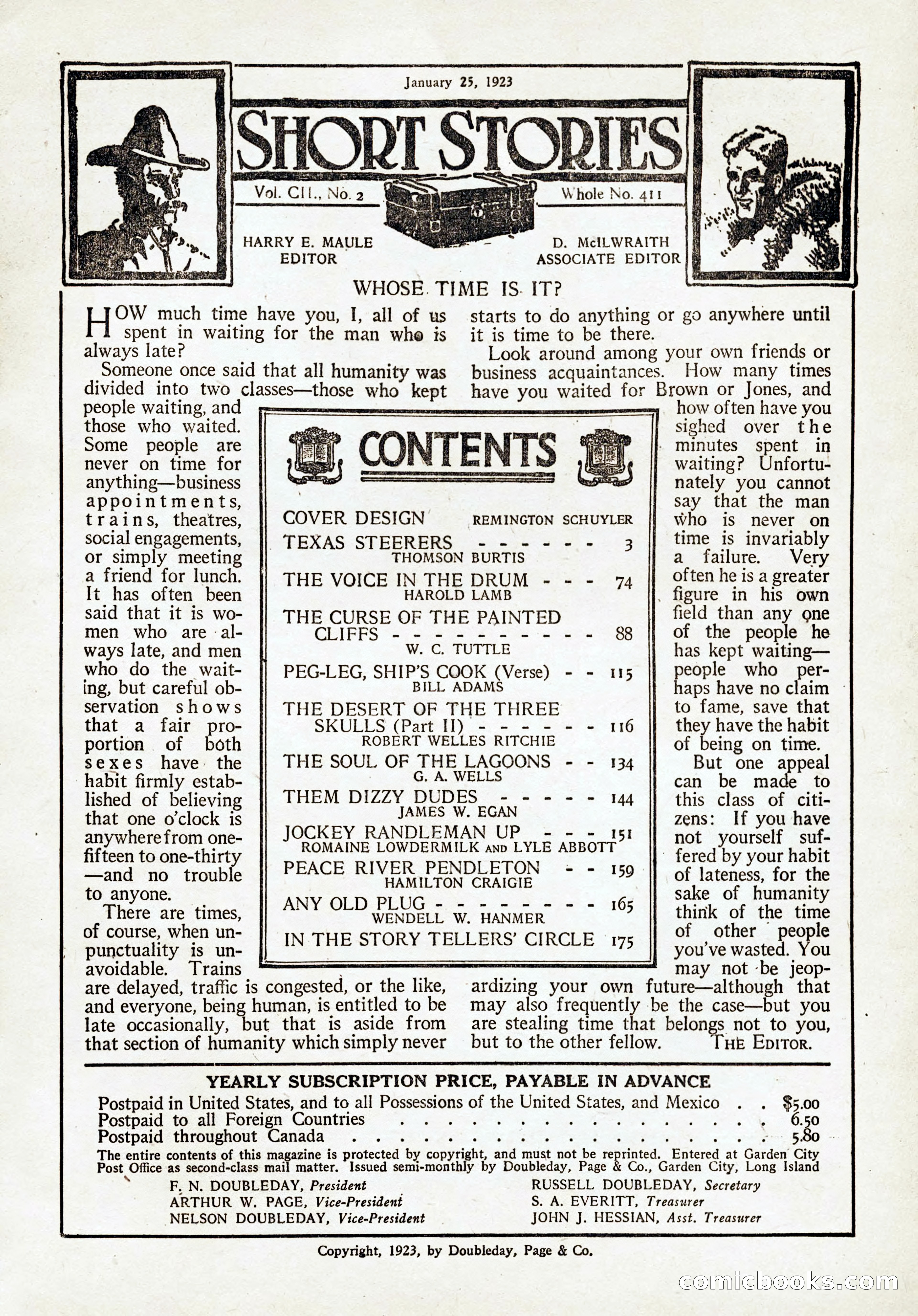 Short Stories, January 25, 1923 — page 7 of 184