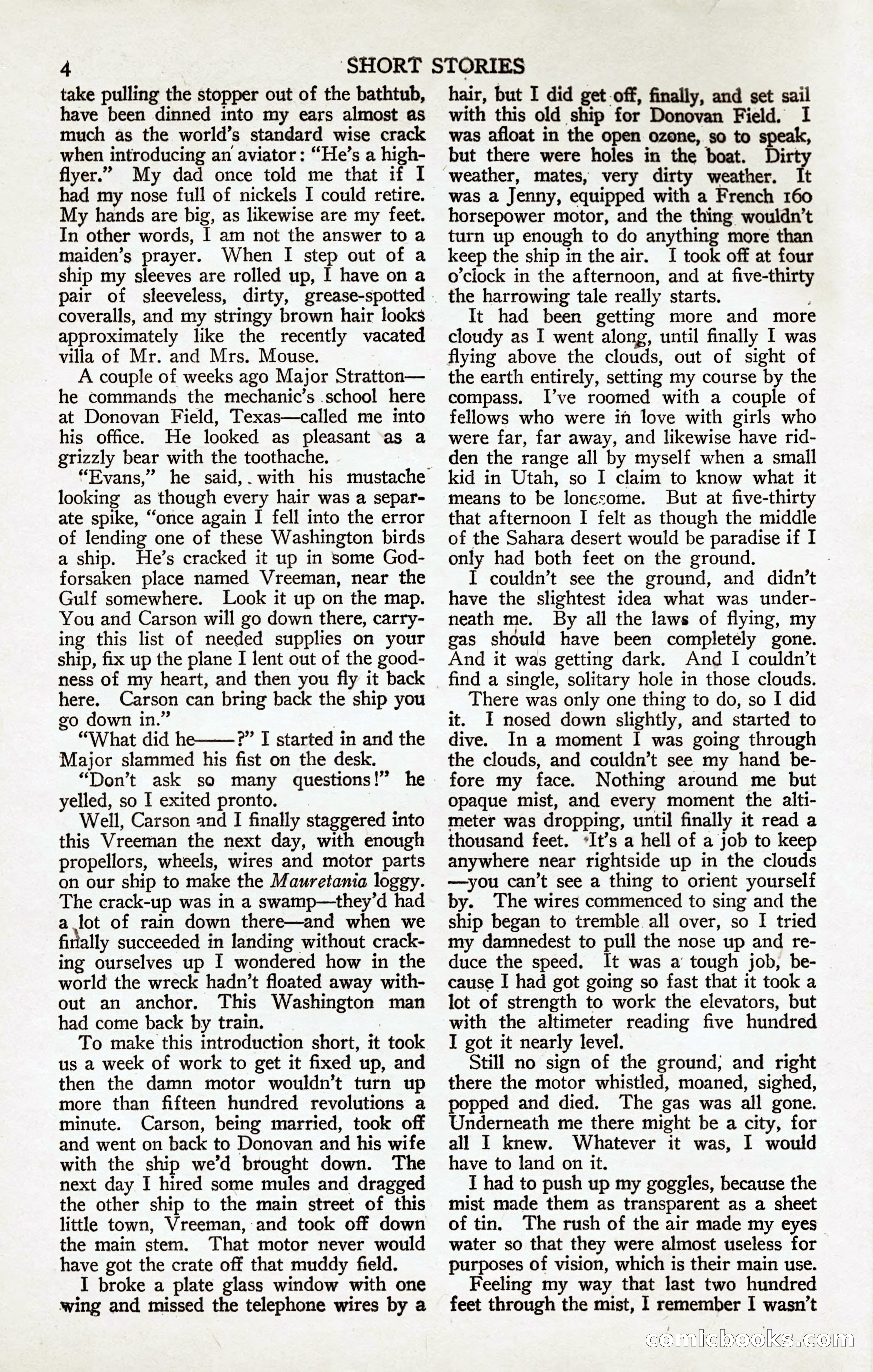 Short Stories, January 25, 1923 — page 10 of 184