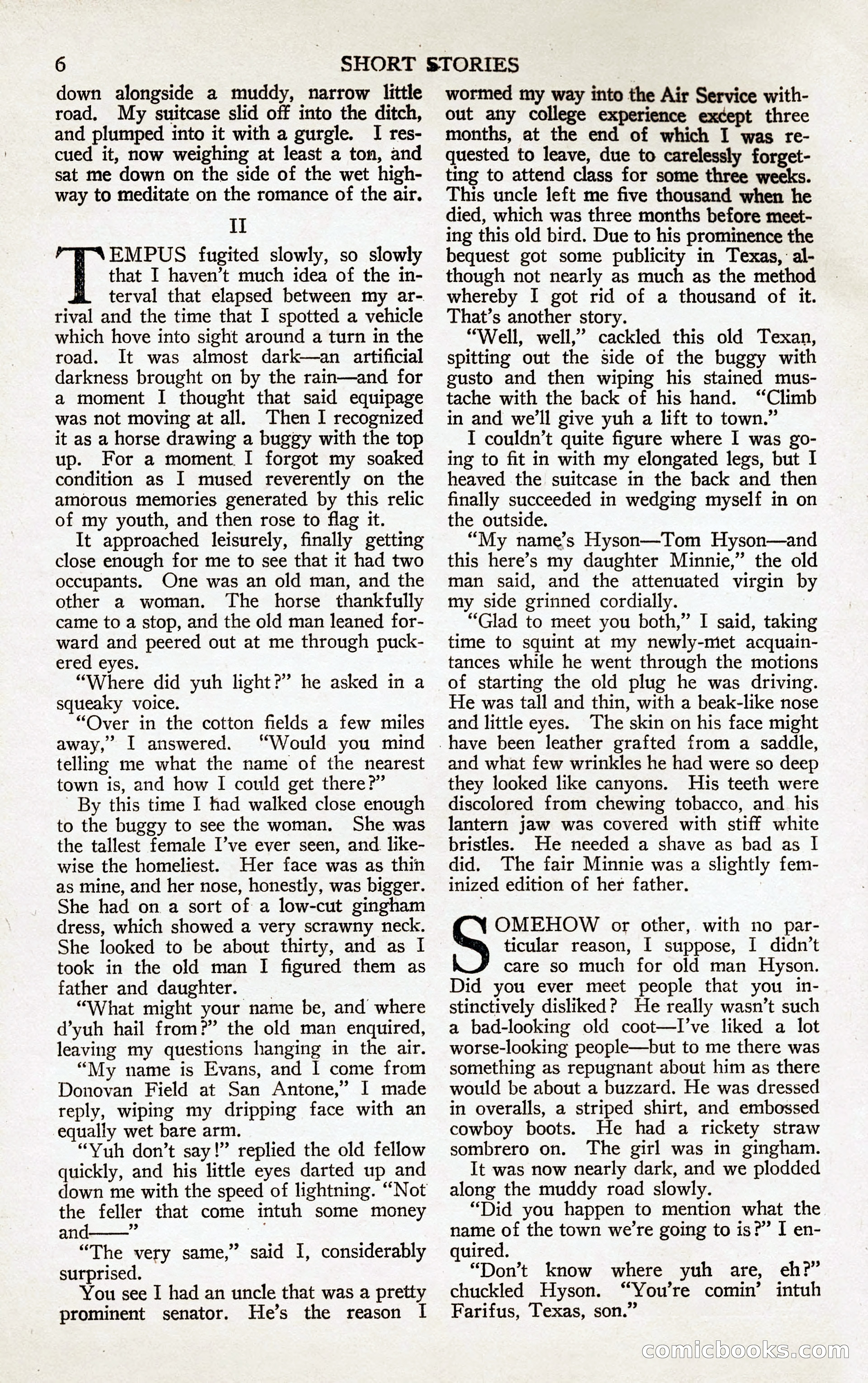 Short Stories, January 25, 1923 — page 12 of 184