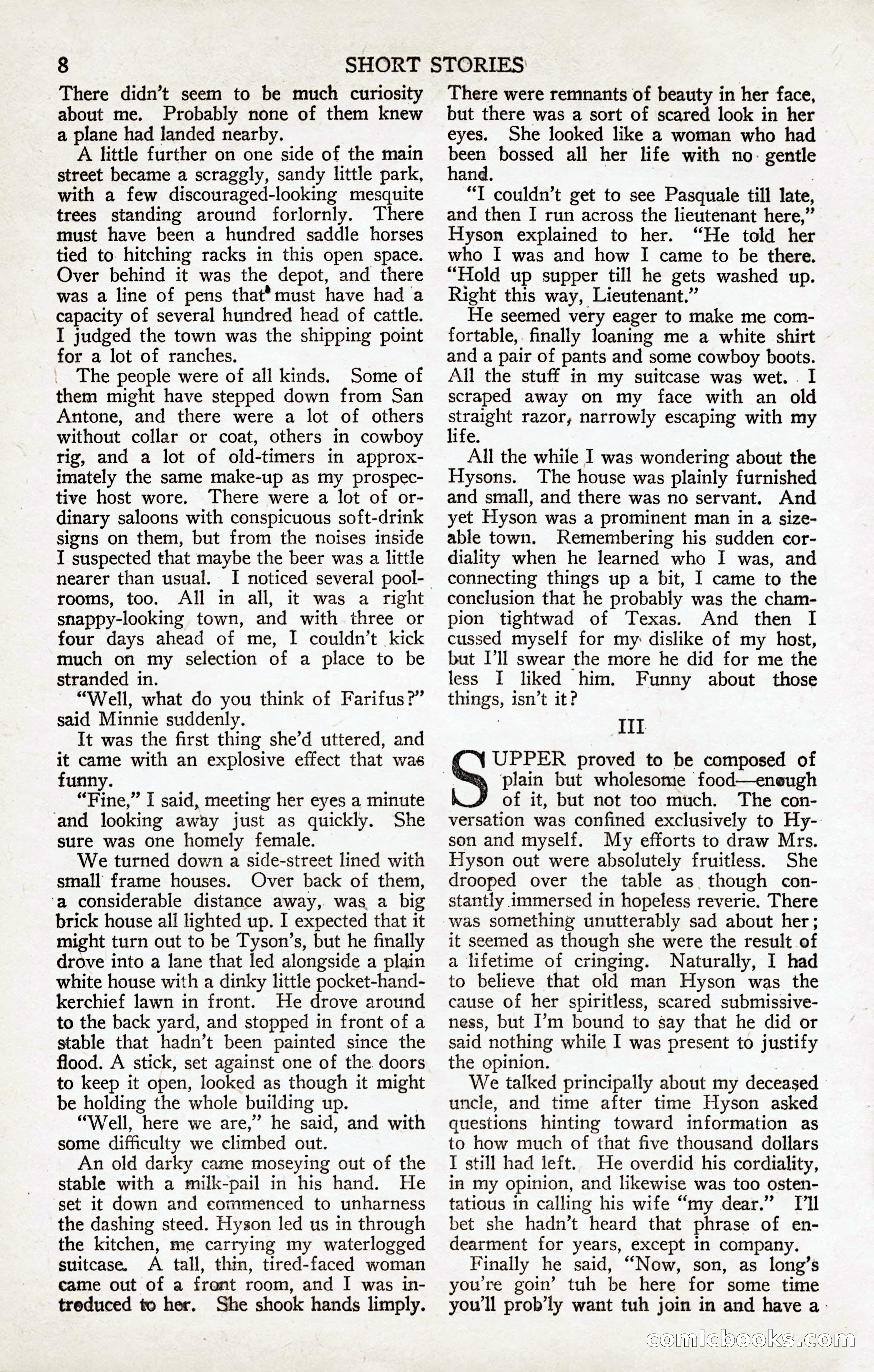Short Stories, January 25, 1923 — page 14 of 184
