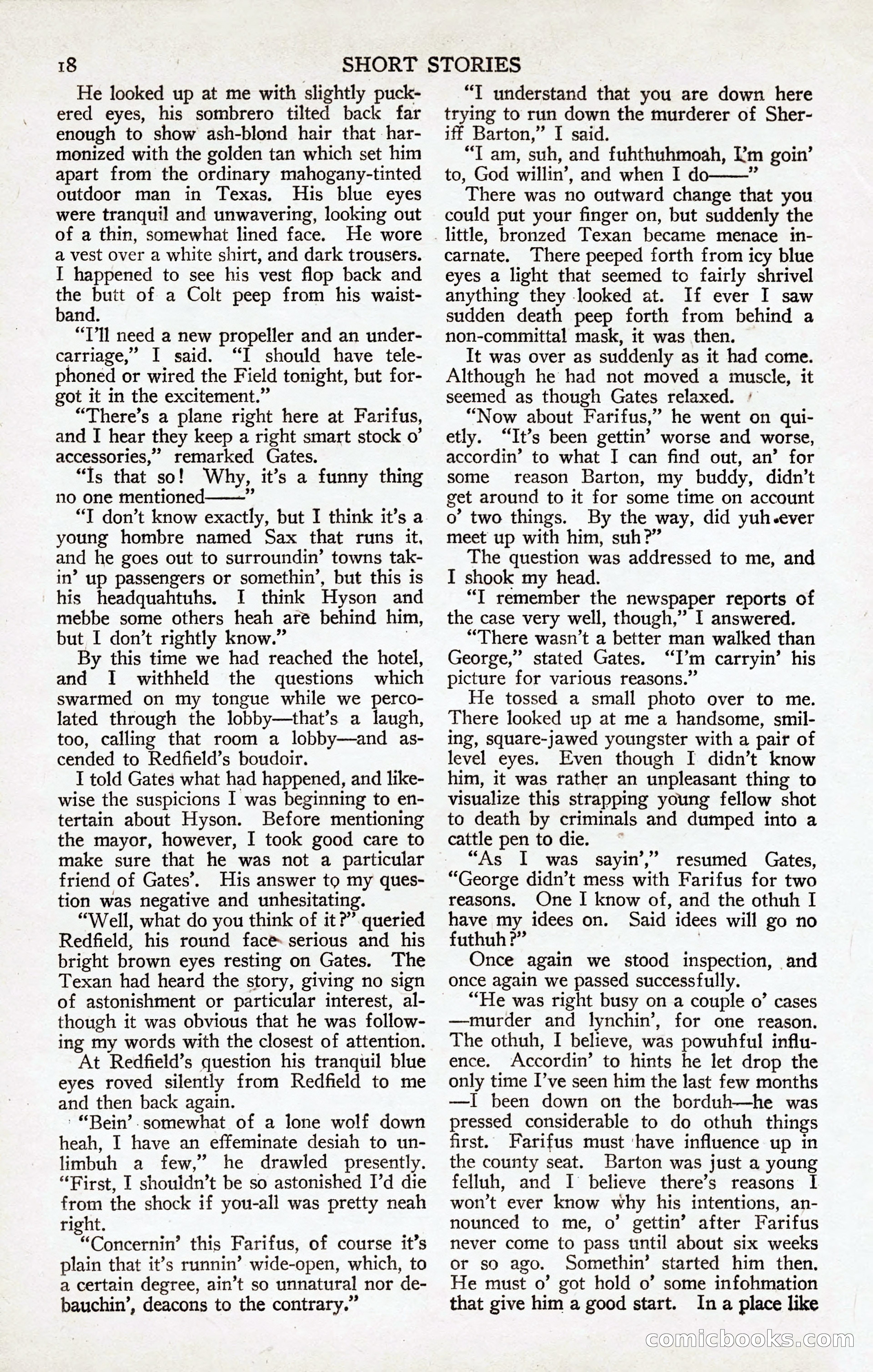 Short Stories, January 25, 1923 — page 24 of 184