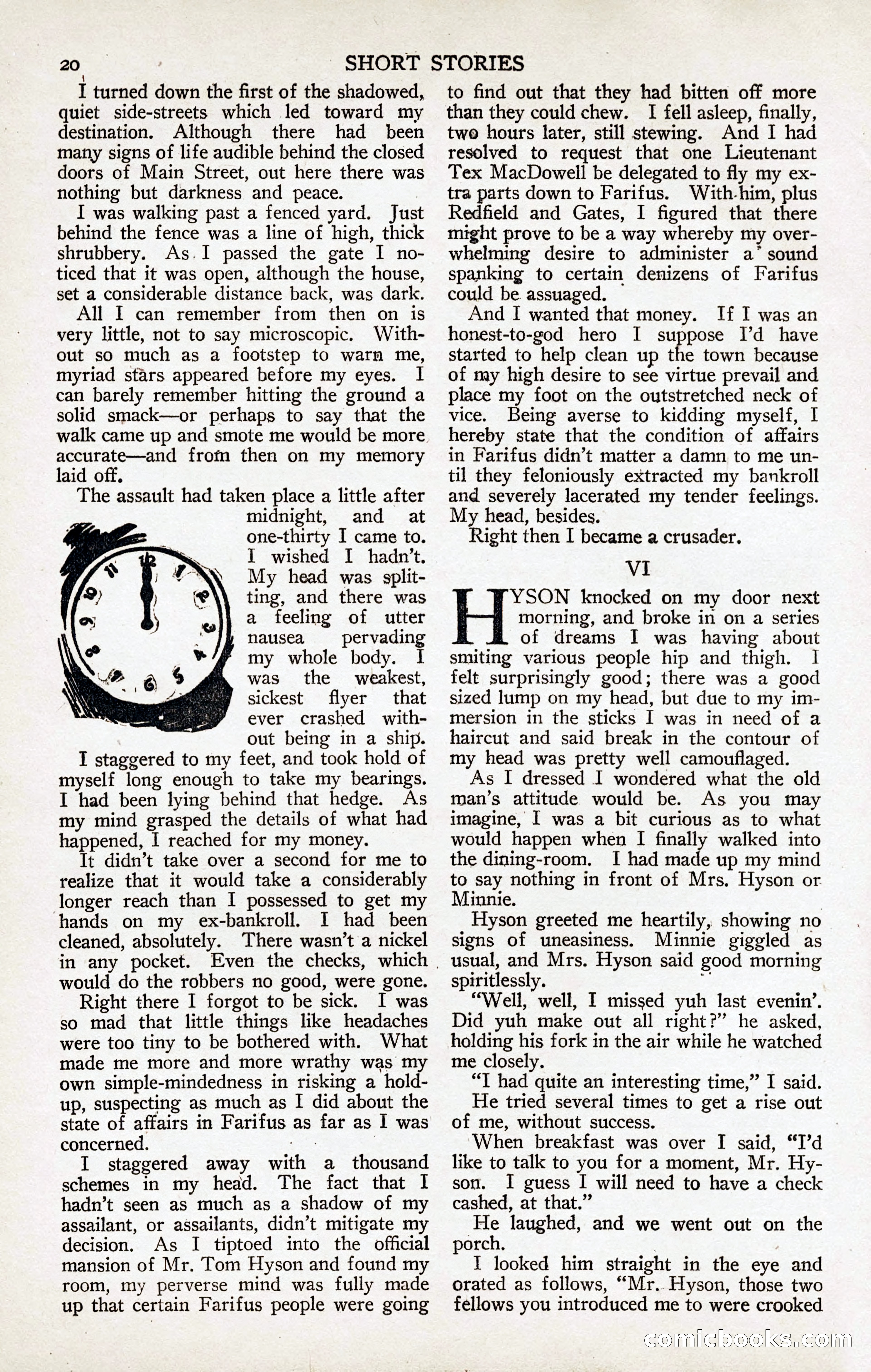 Short Stories, January 25, 1923 — page 26 of 184