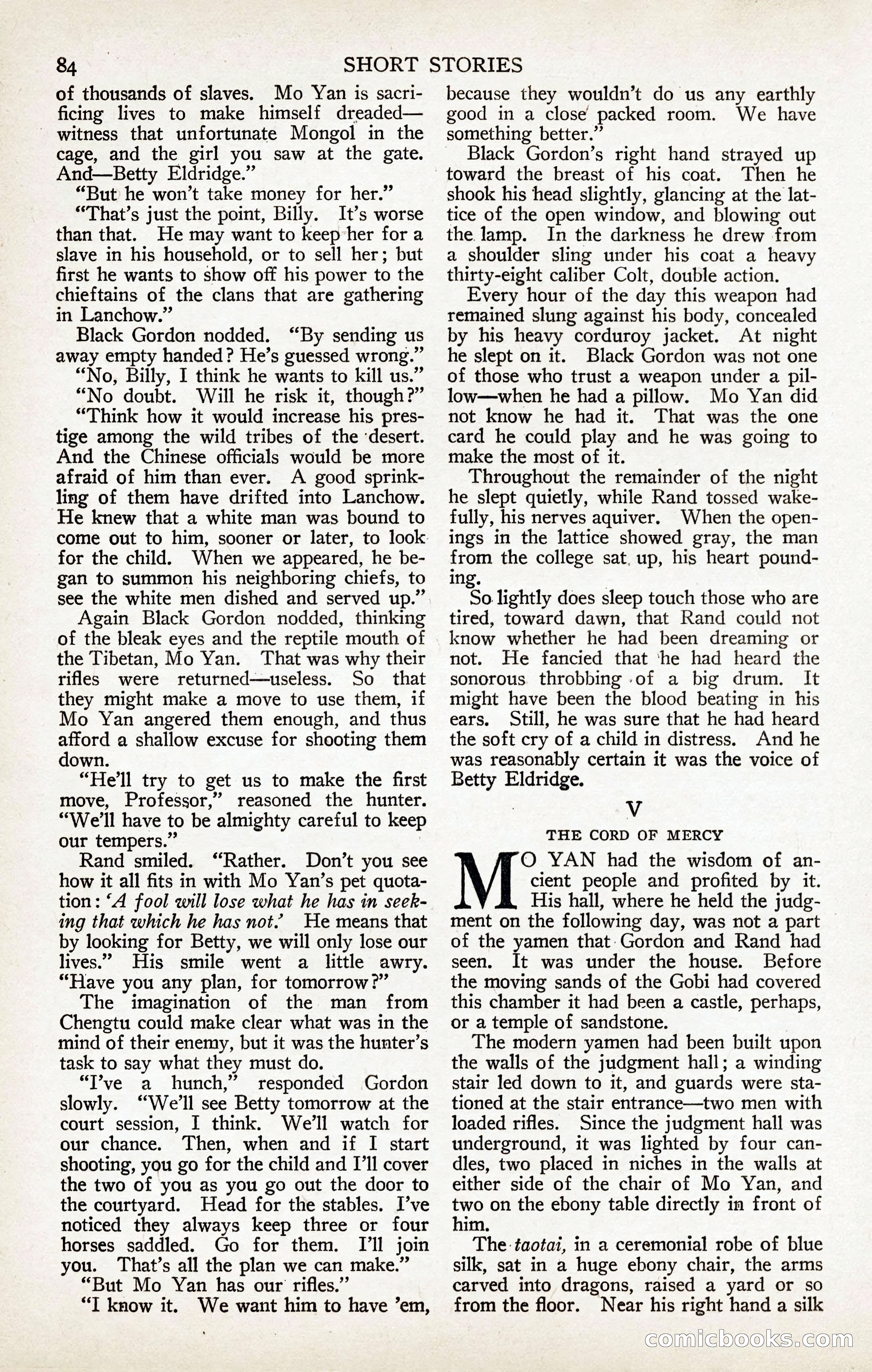 Short Stories, January 25, 1923 — page 90 of 184