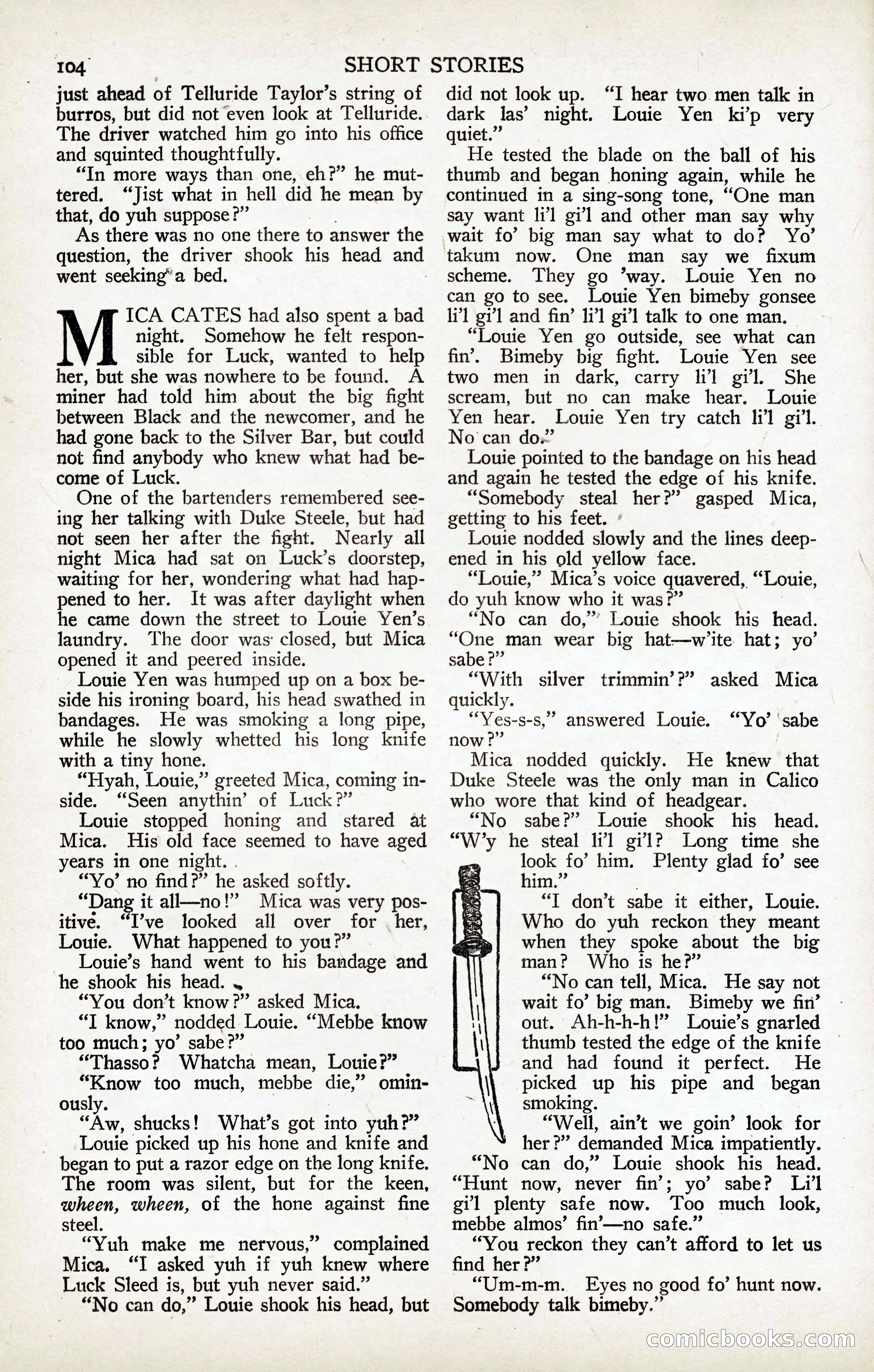 Short Stories, January 25, 1923 — page 110 of 184