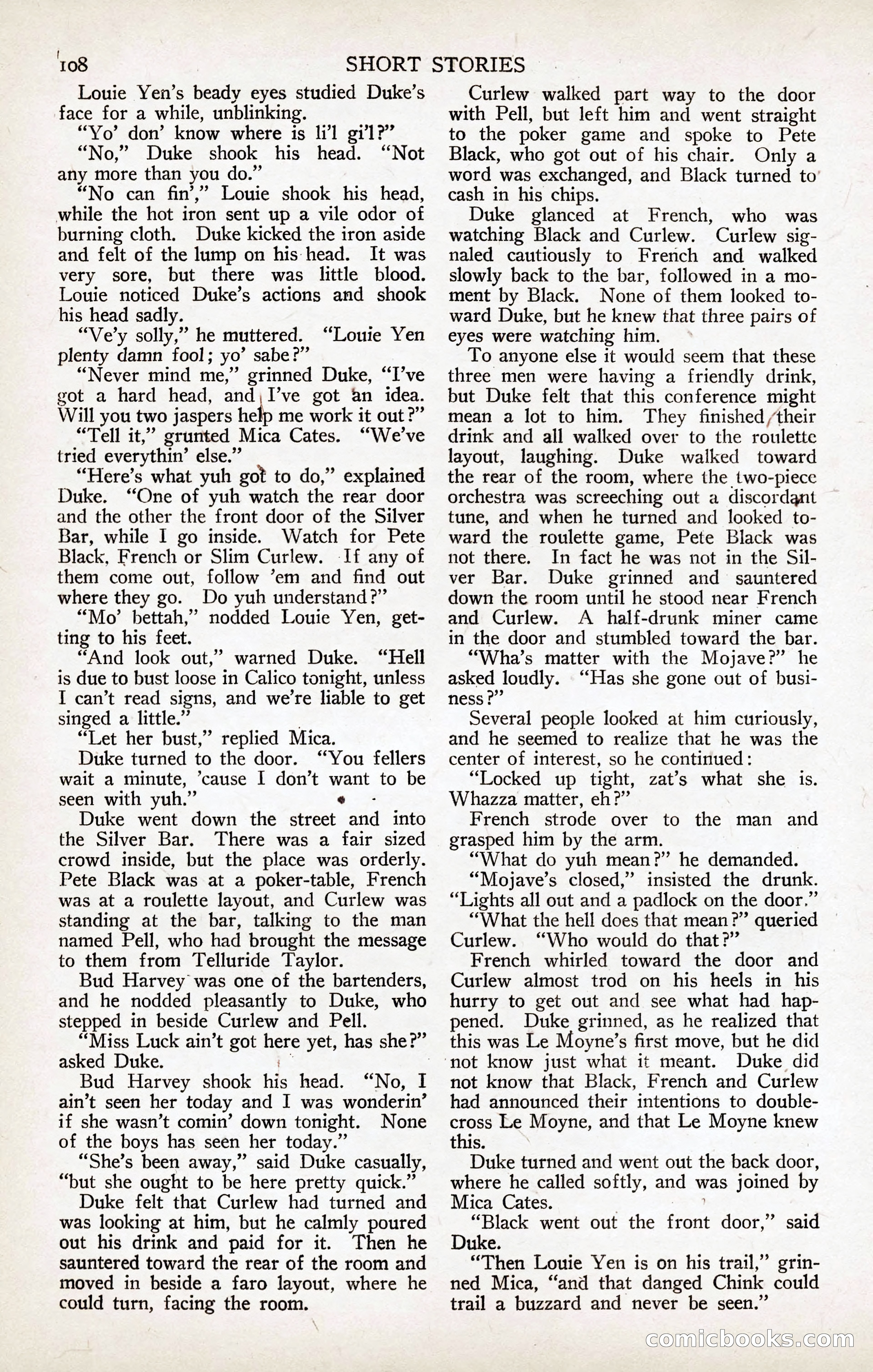 Short Stories, January 25, 1923 — page 114 of 184