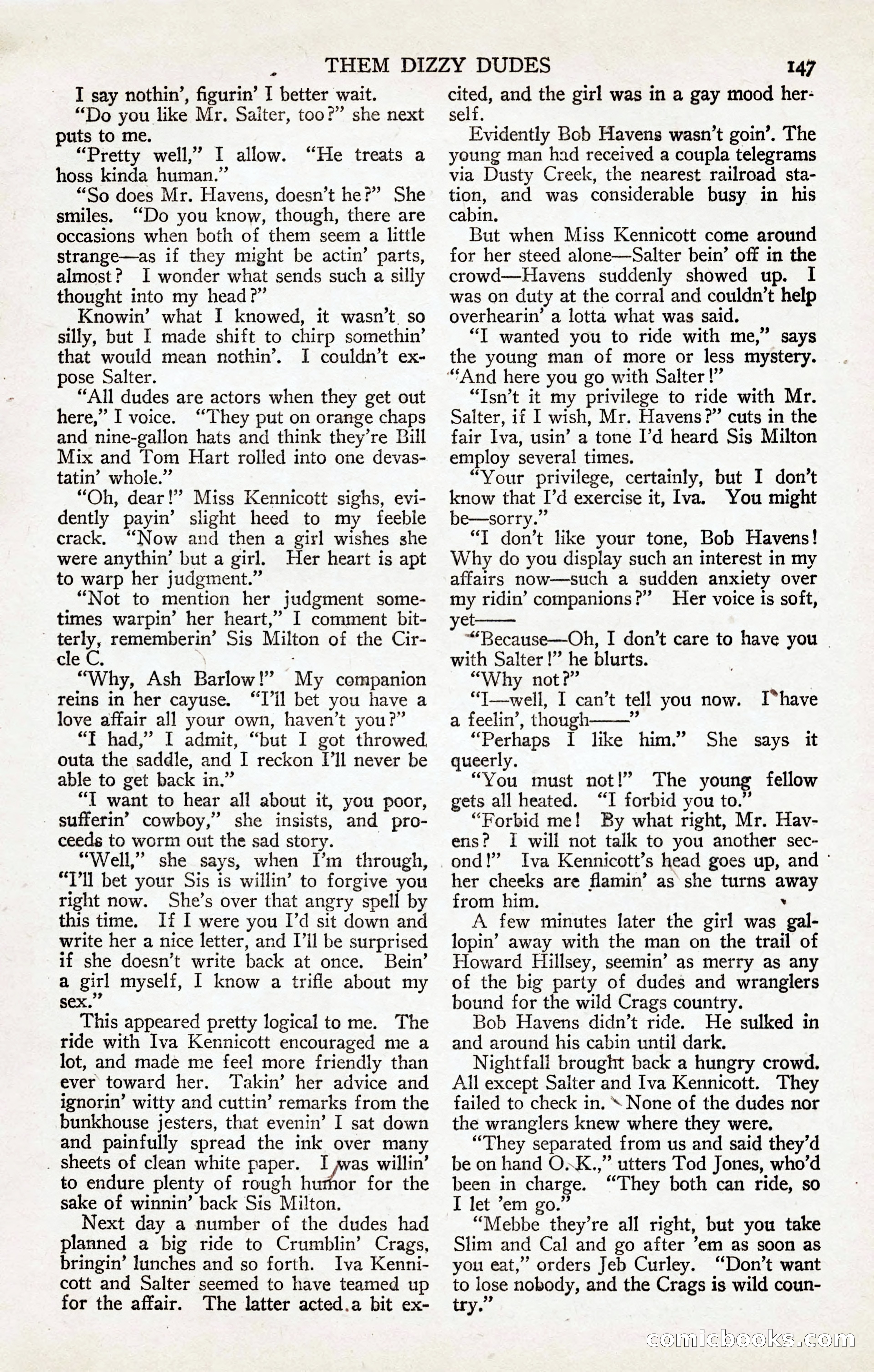 Short Stories, January 25, 1923 — page 153 of 184