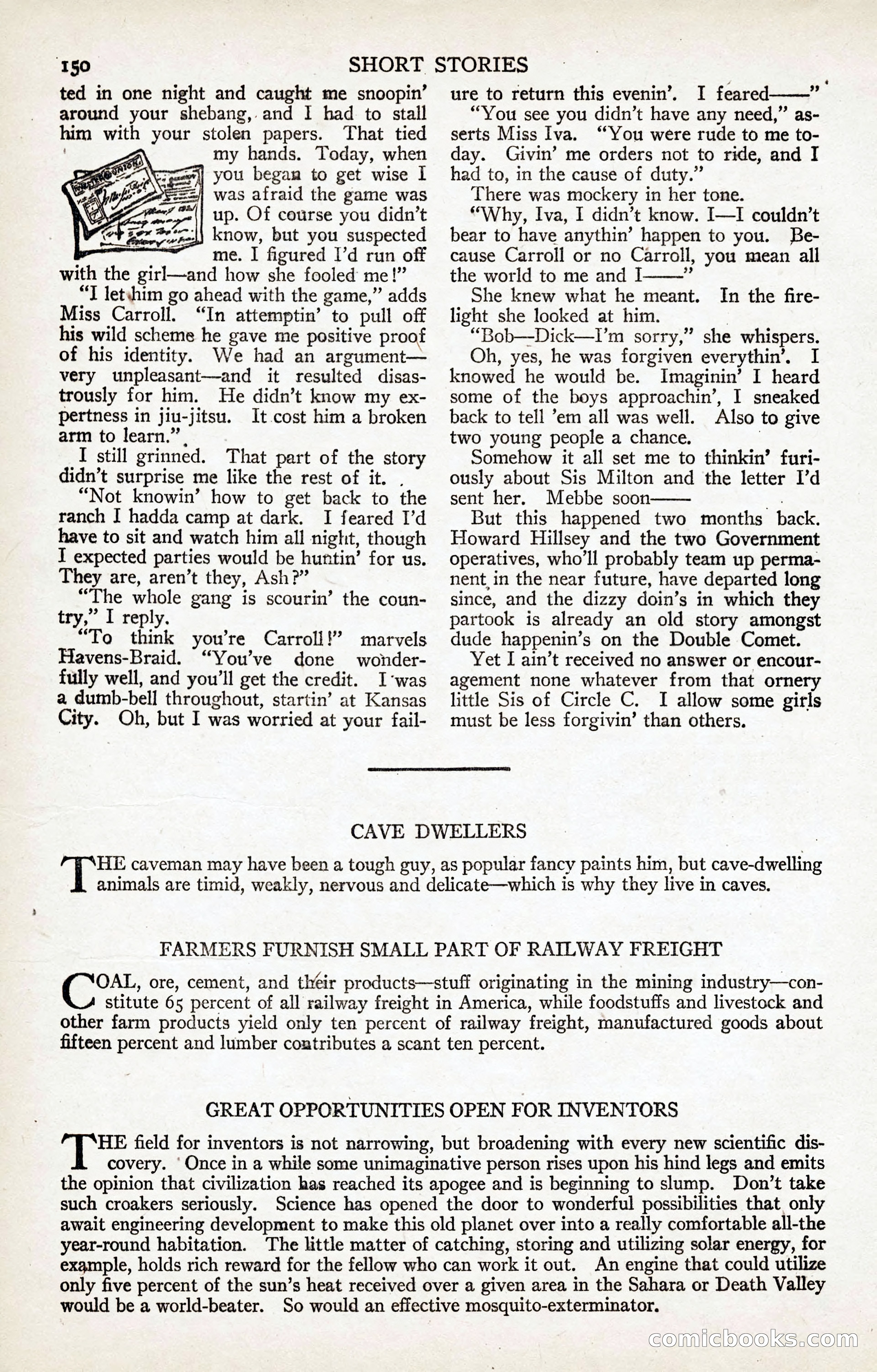 Short Stories, January 25, 1923 — page 156 of 184