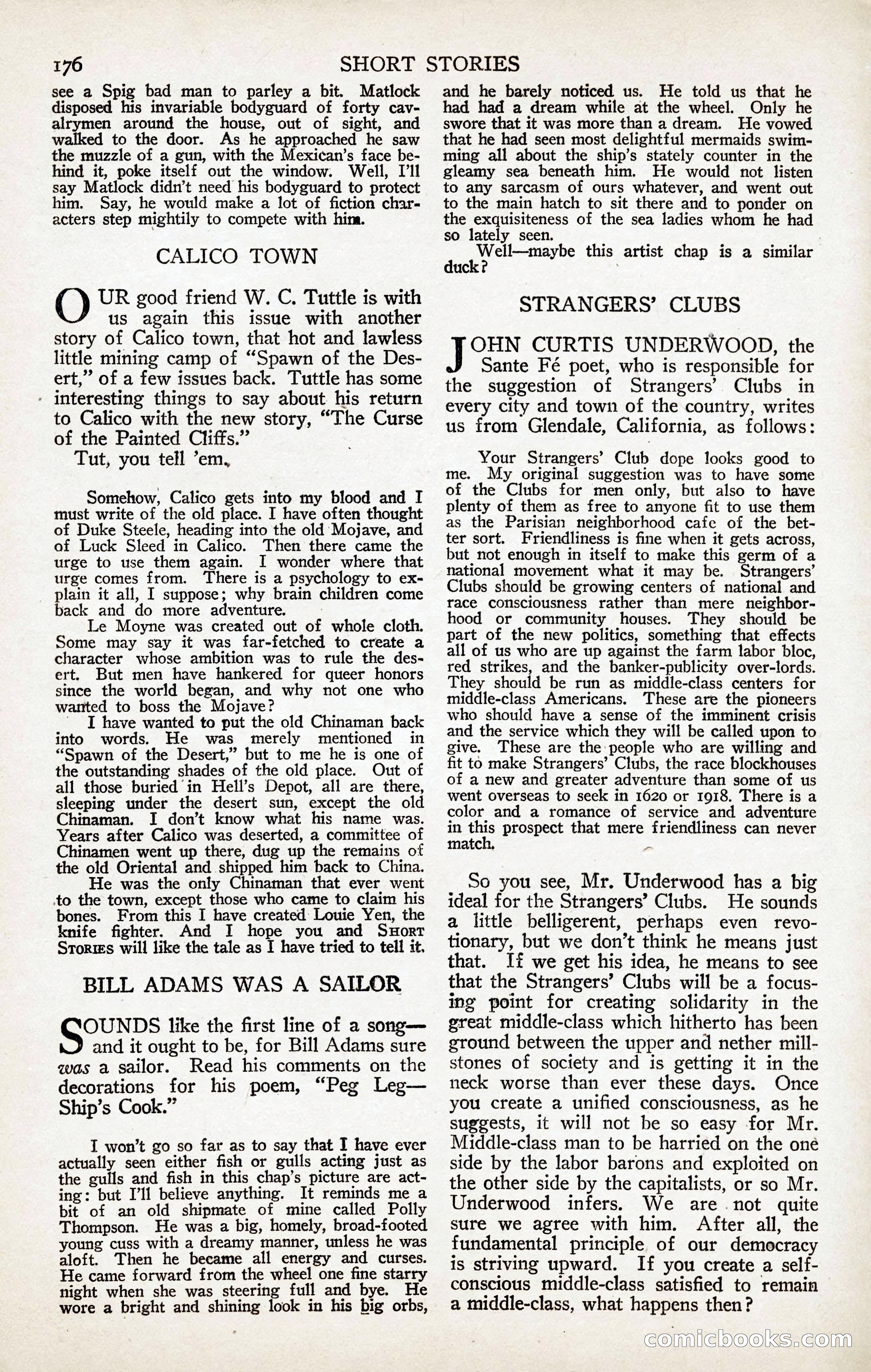 Short Stories, January 25, 1923 — page 182 of 184