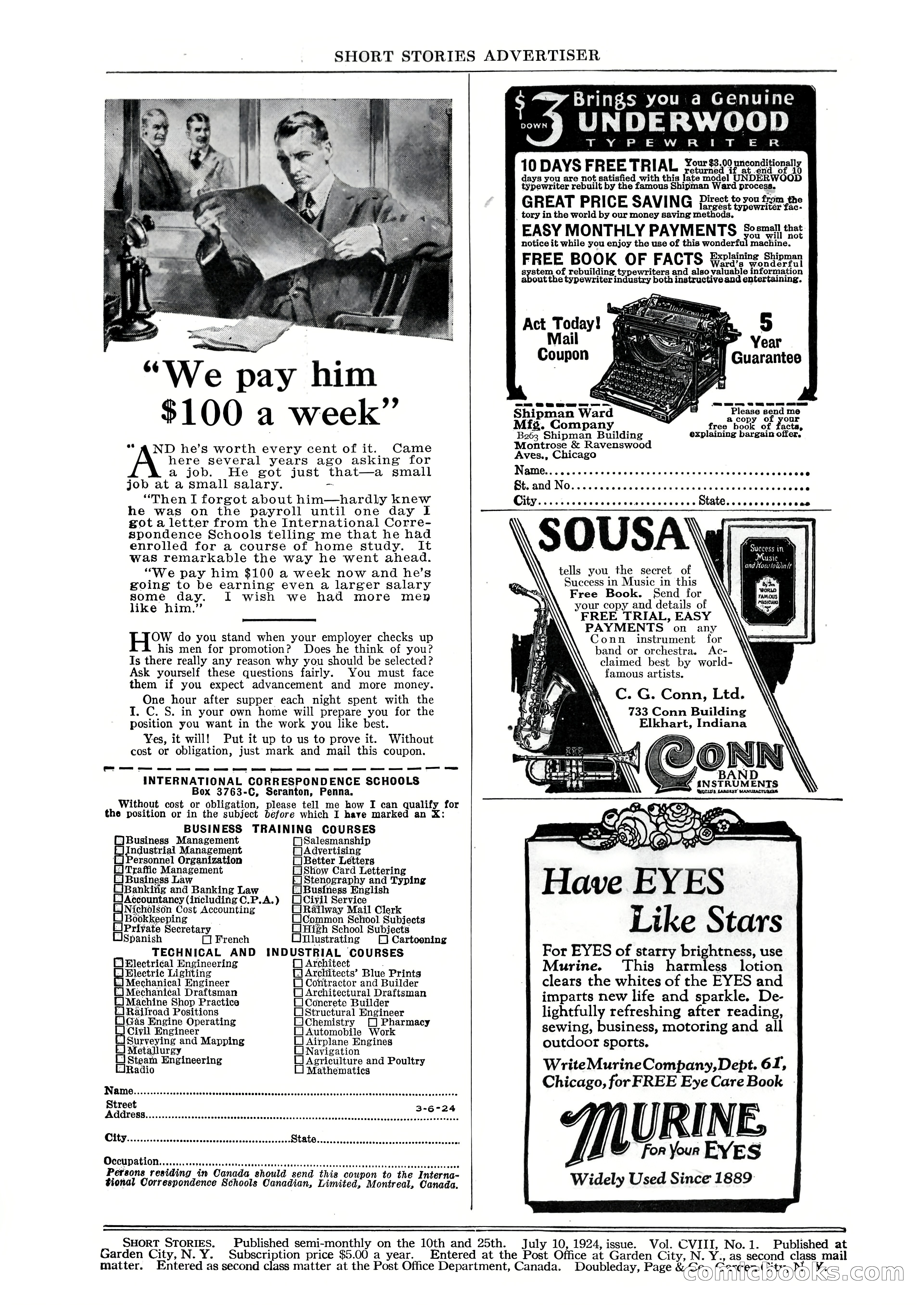 Short Stories, July 10, 1924 — page 4 of 196