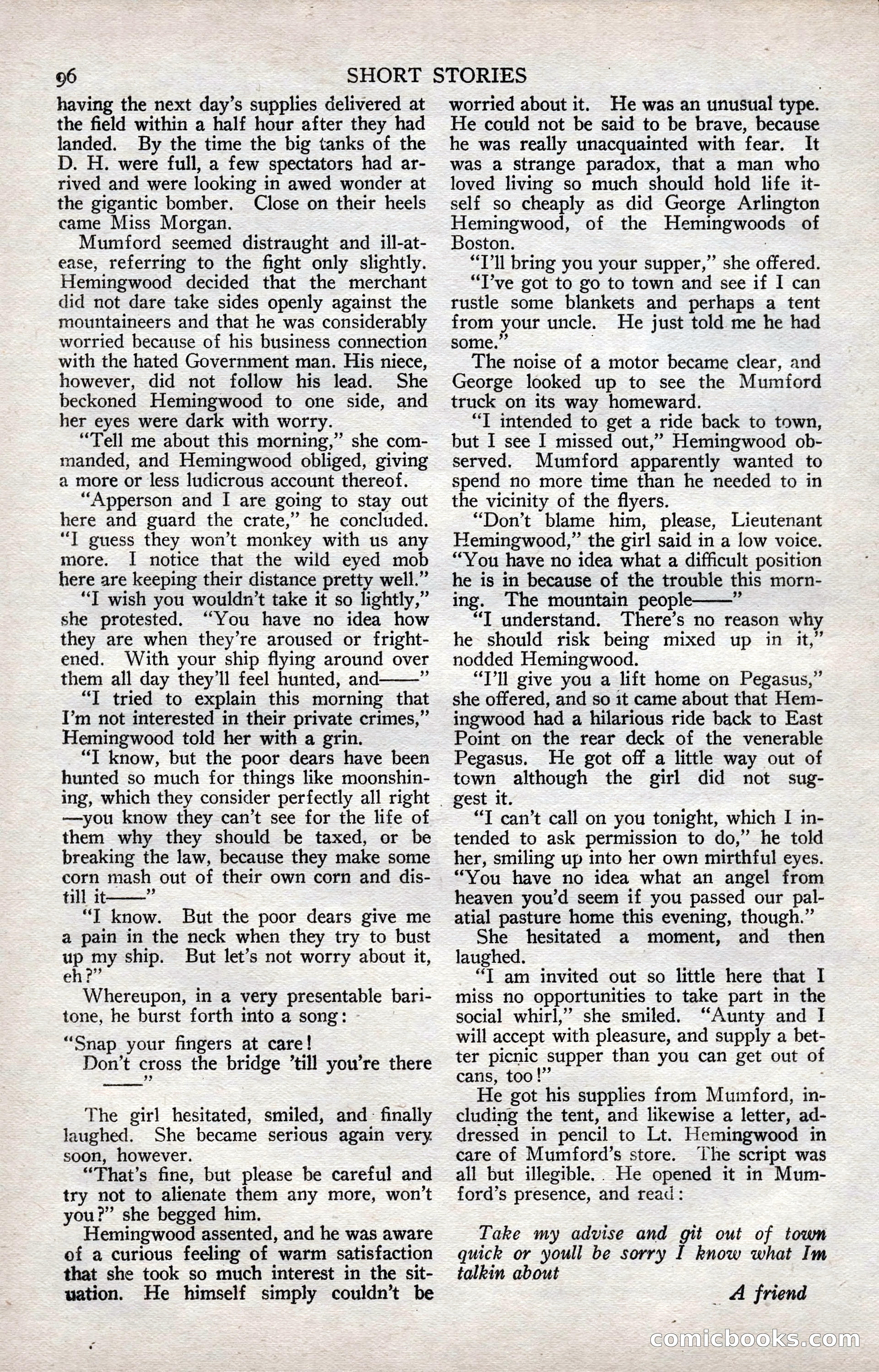 Short Stories, July 10, 1924 — page 106 of 196