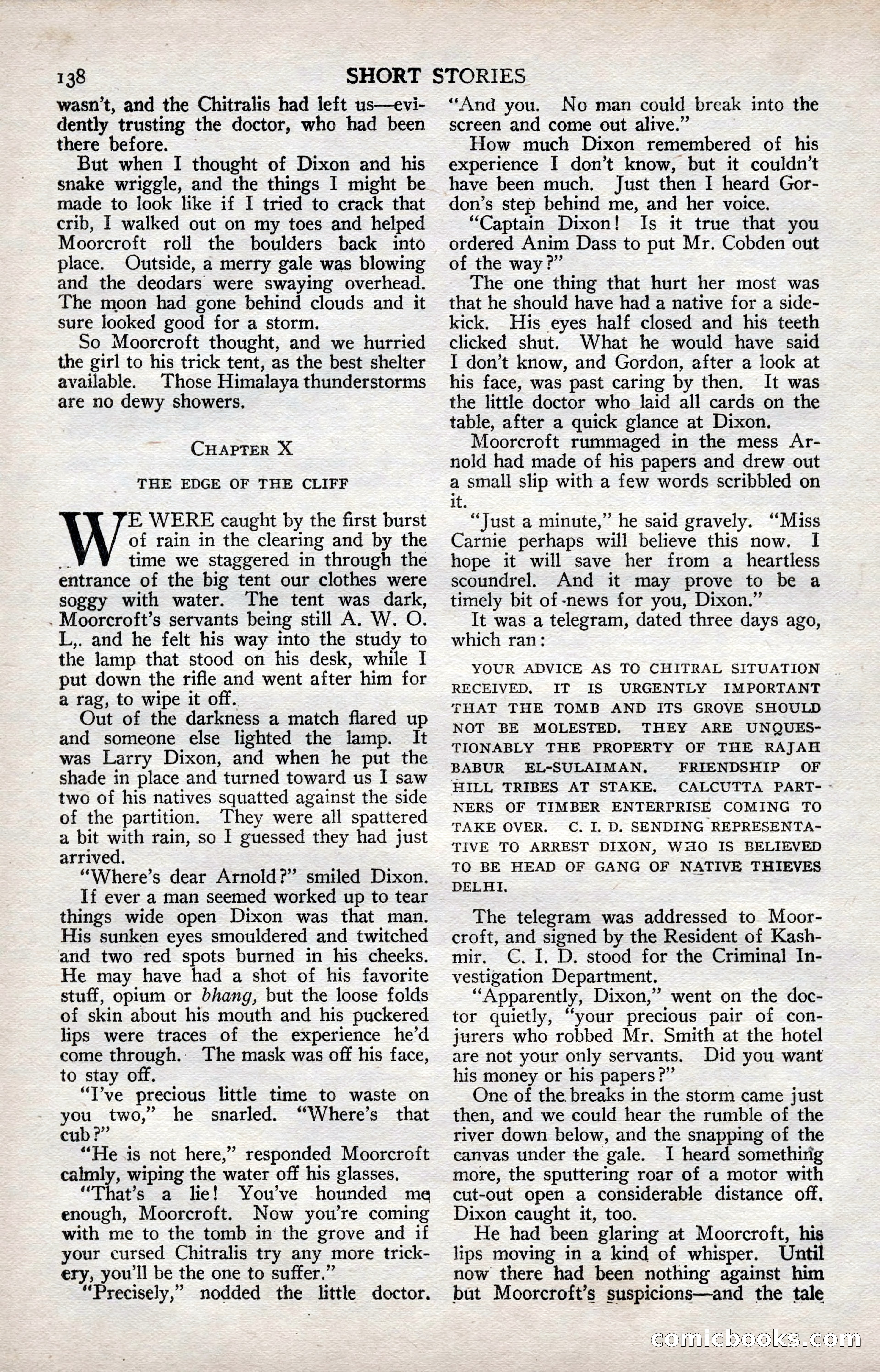 Short Stories, July 10, 1924 — page 148 of 196