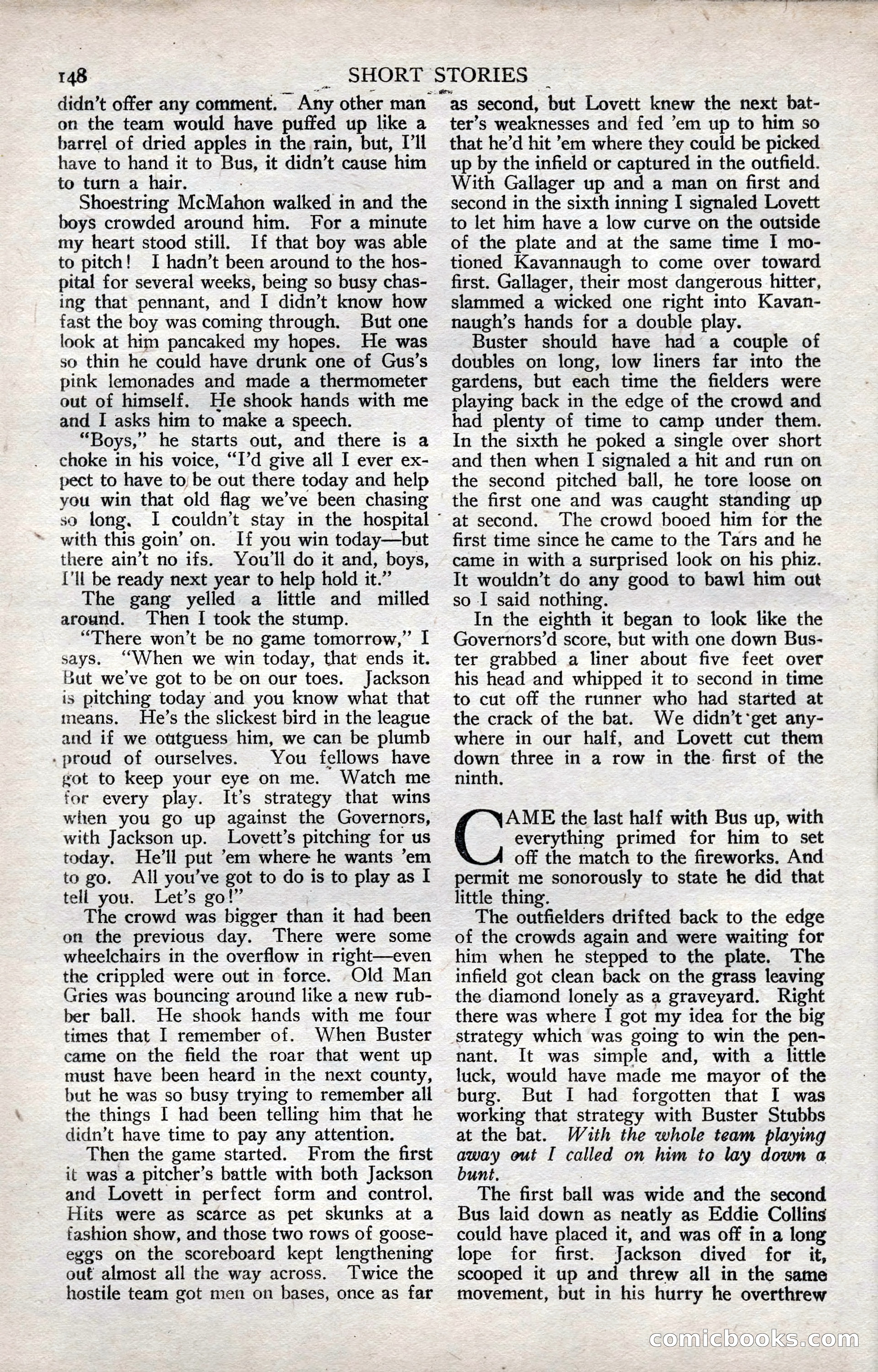 Short Stories, July 10, 1924 — page 158 of 196