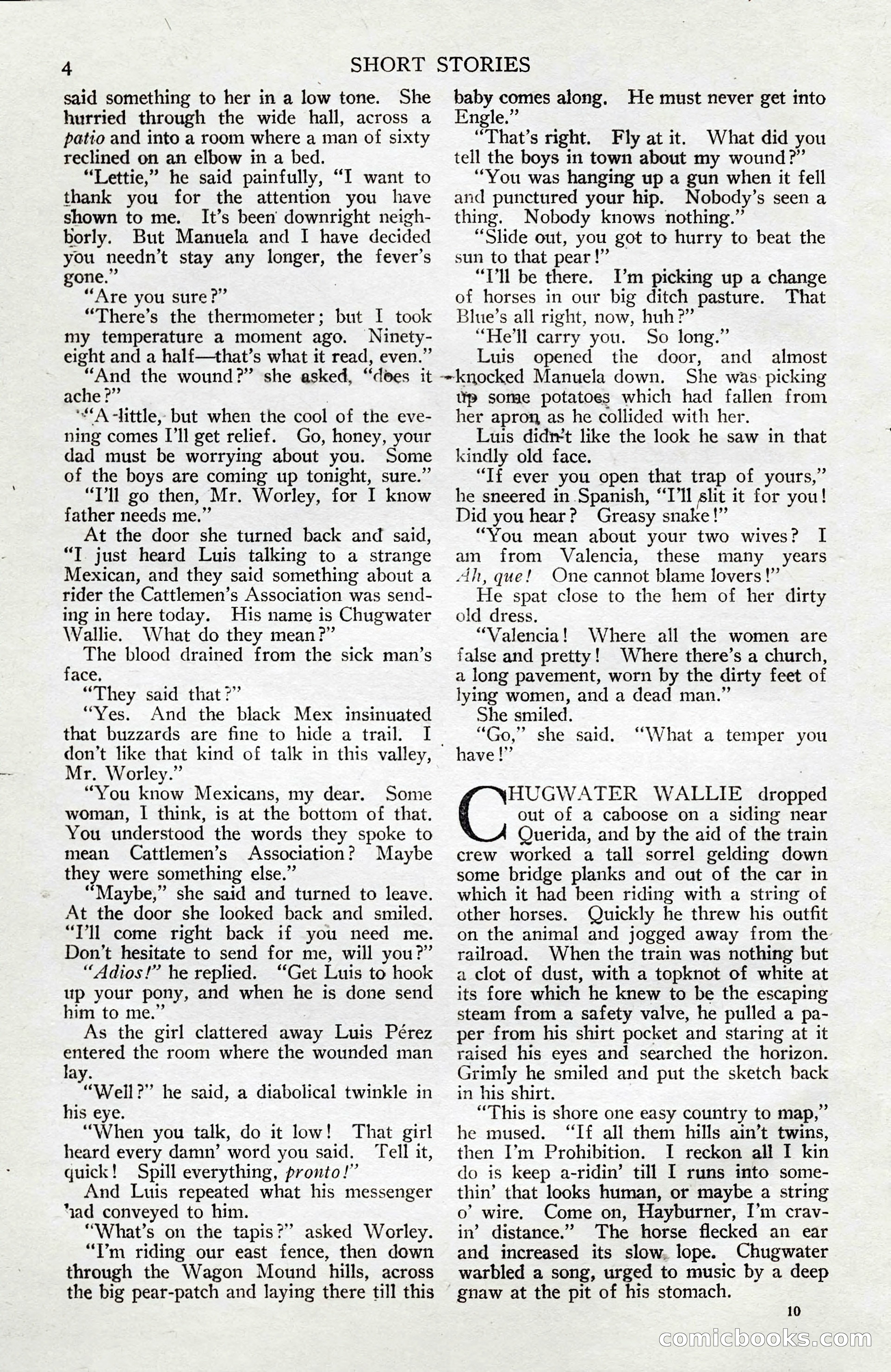 Short Stories, June 10, 1925 — page 10 of 192