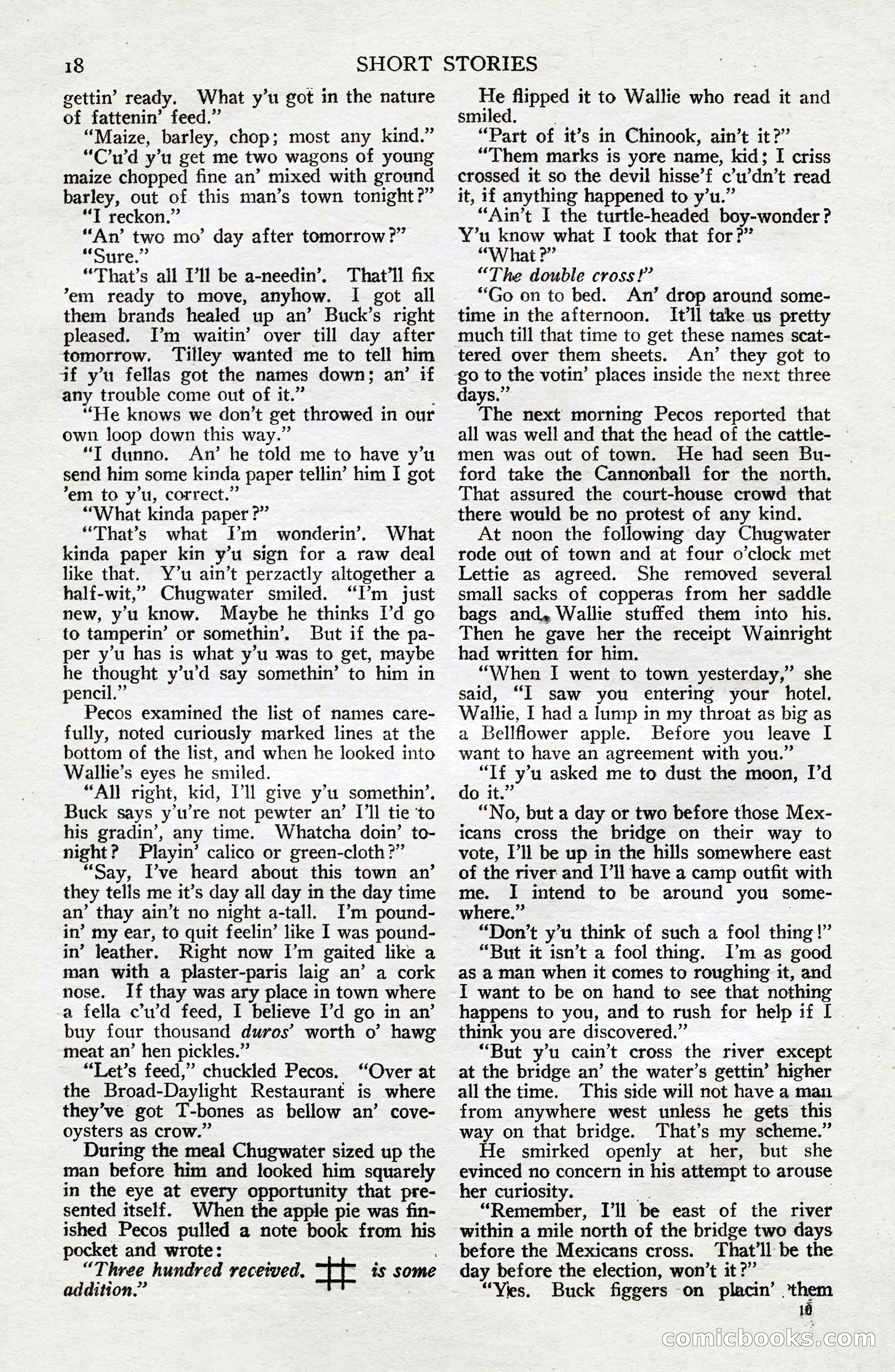 Short Stories, June 10, 1925 — page 24 of 192