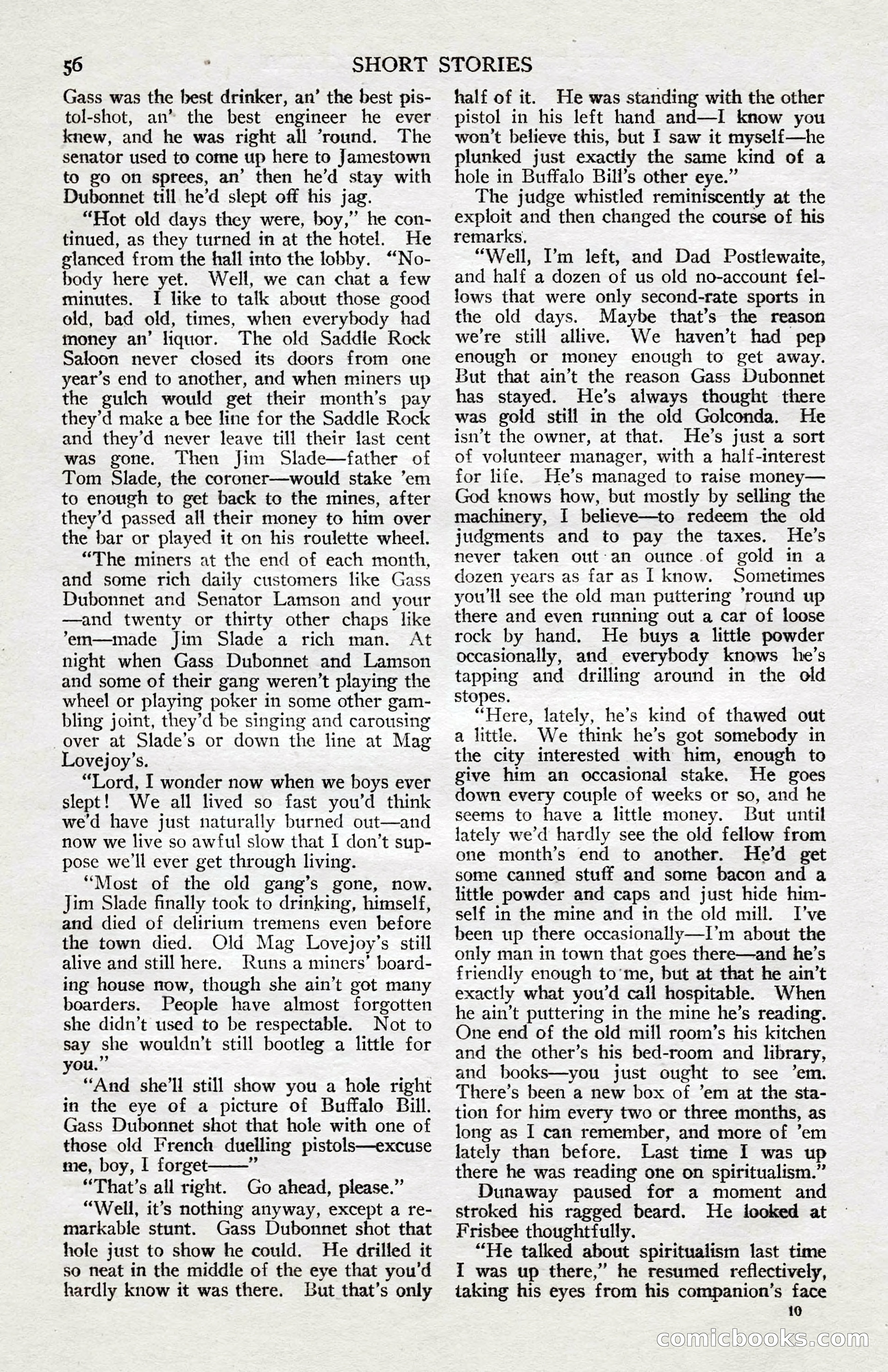 Short Stories, June 10, 1925 — page 62 of 192