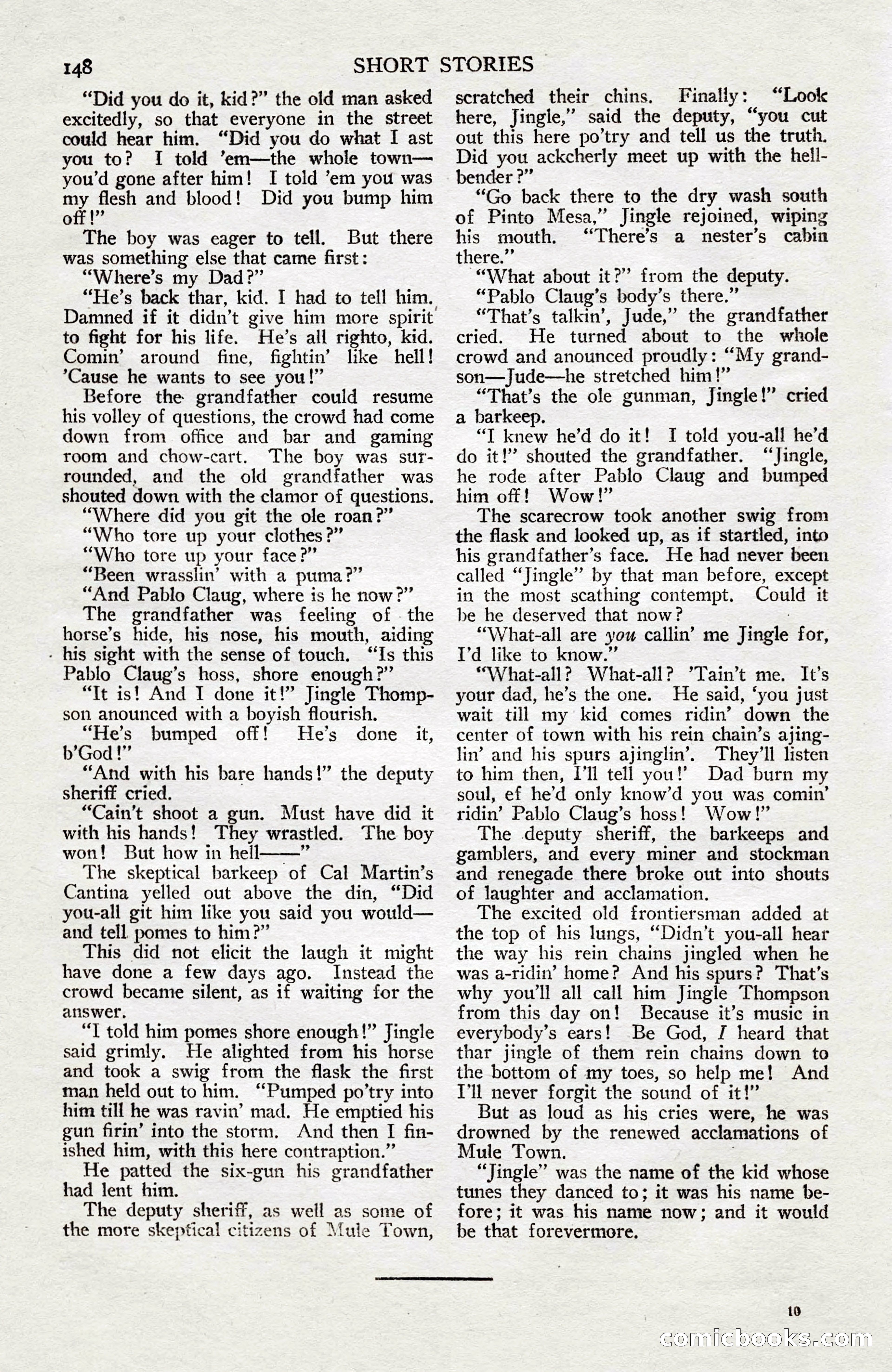 Short Stories, June 10, 1925 — page 154 of 192