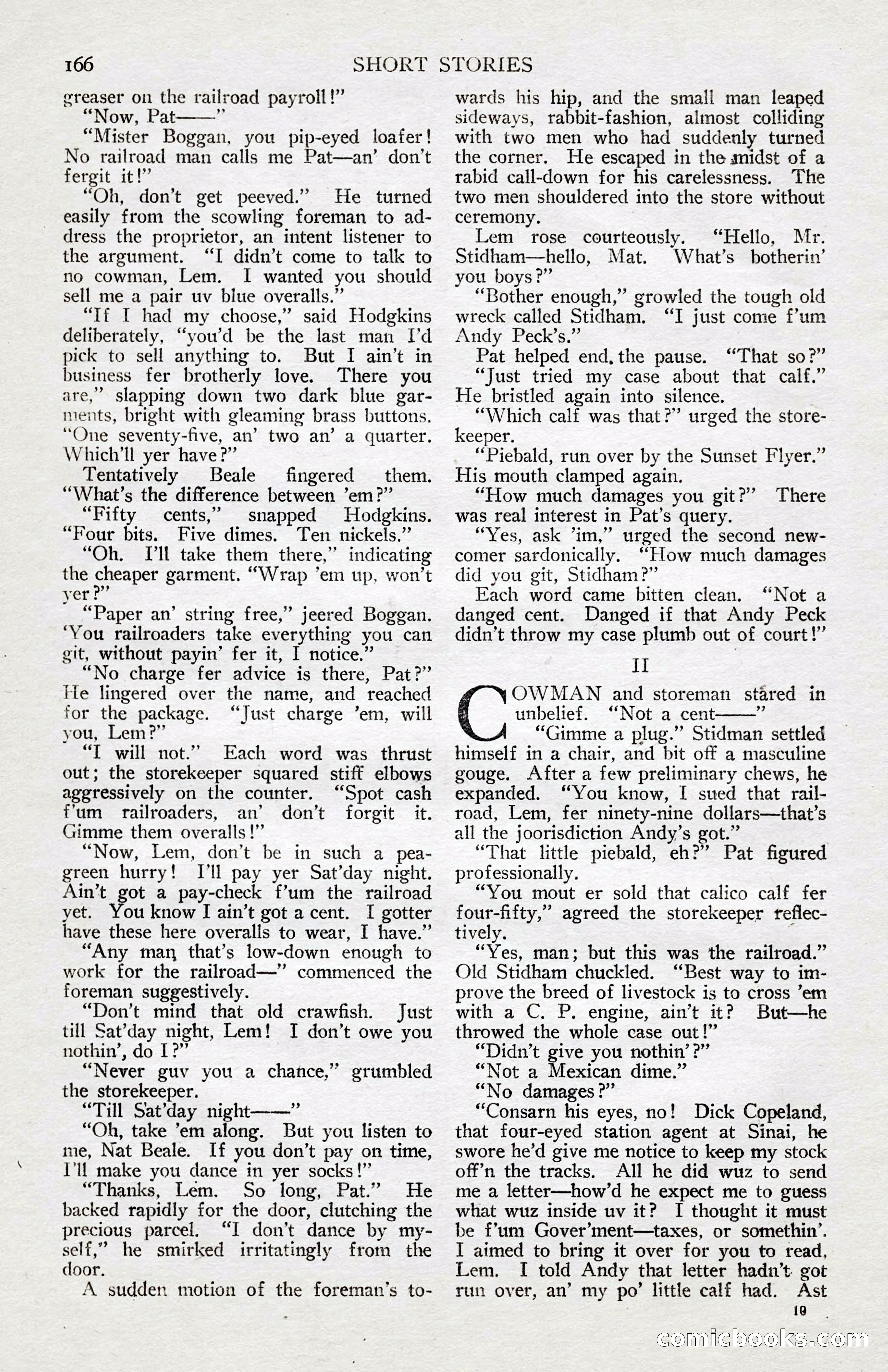 Short Stories, June 10, 1925 — page 172 of 192