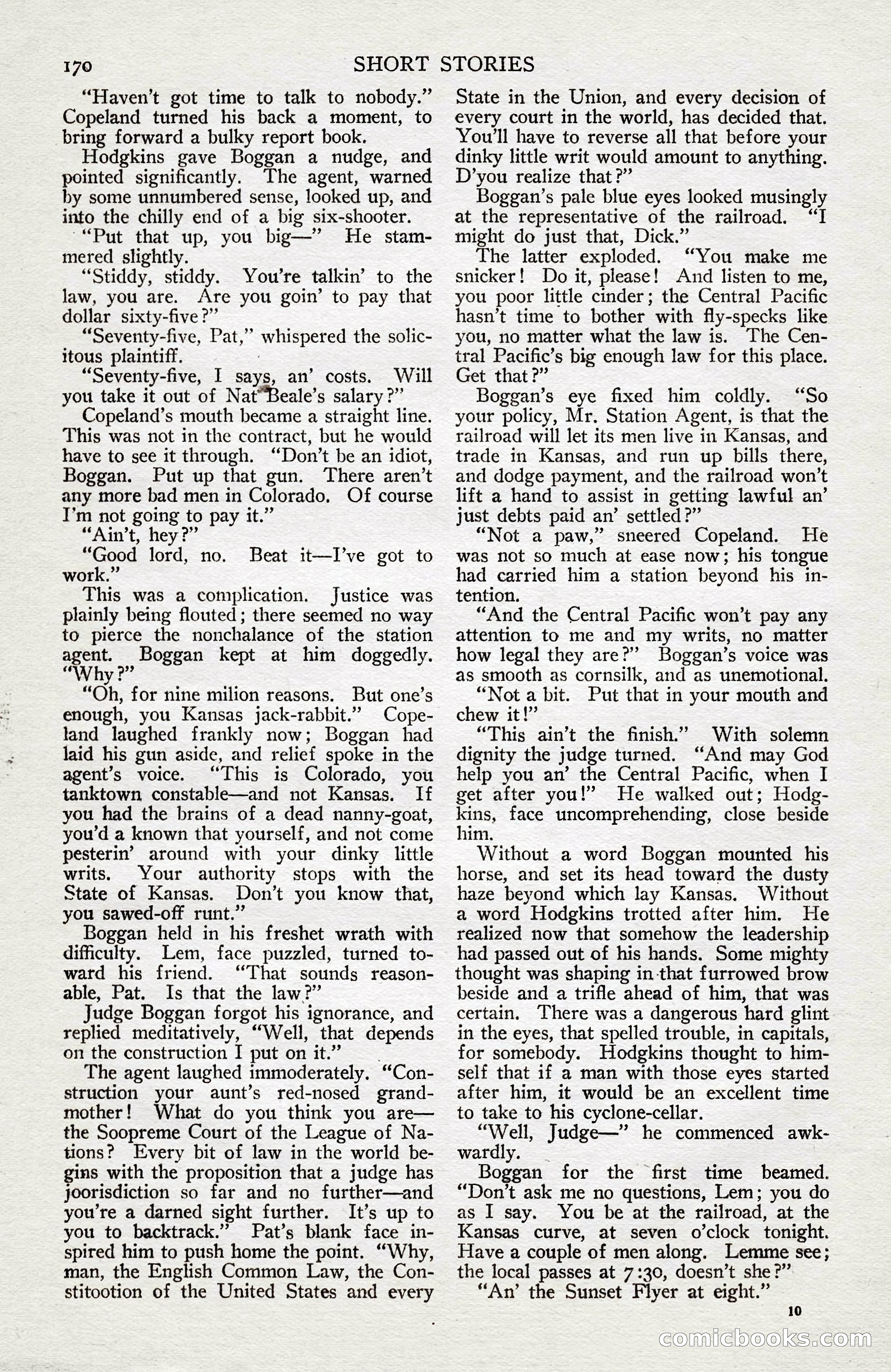 Short Stories, June 10, 1925 — page 176 of 192