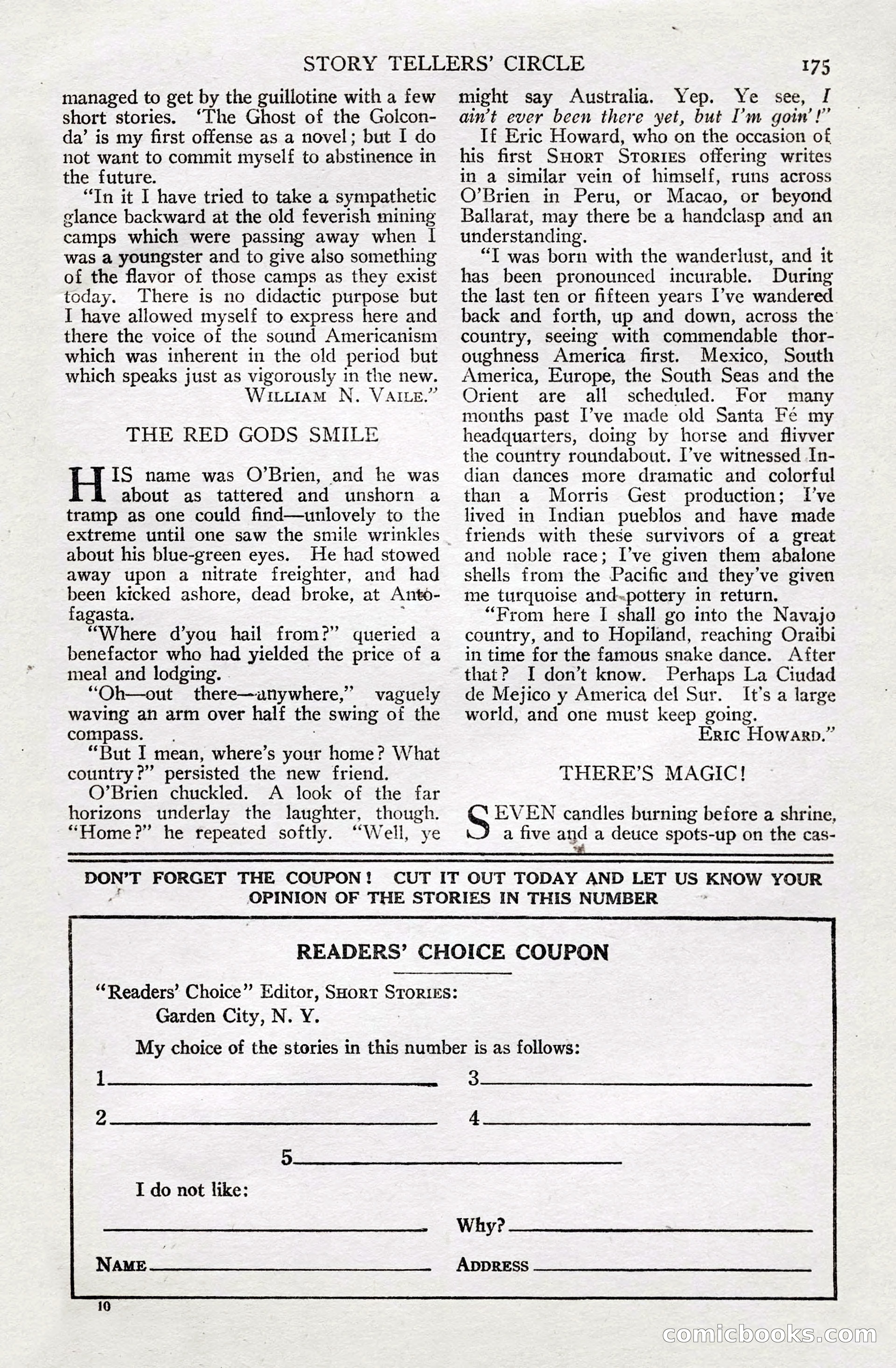 Short Stories, June 10, 1925 — page 181 of 192