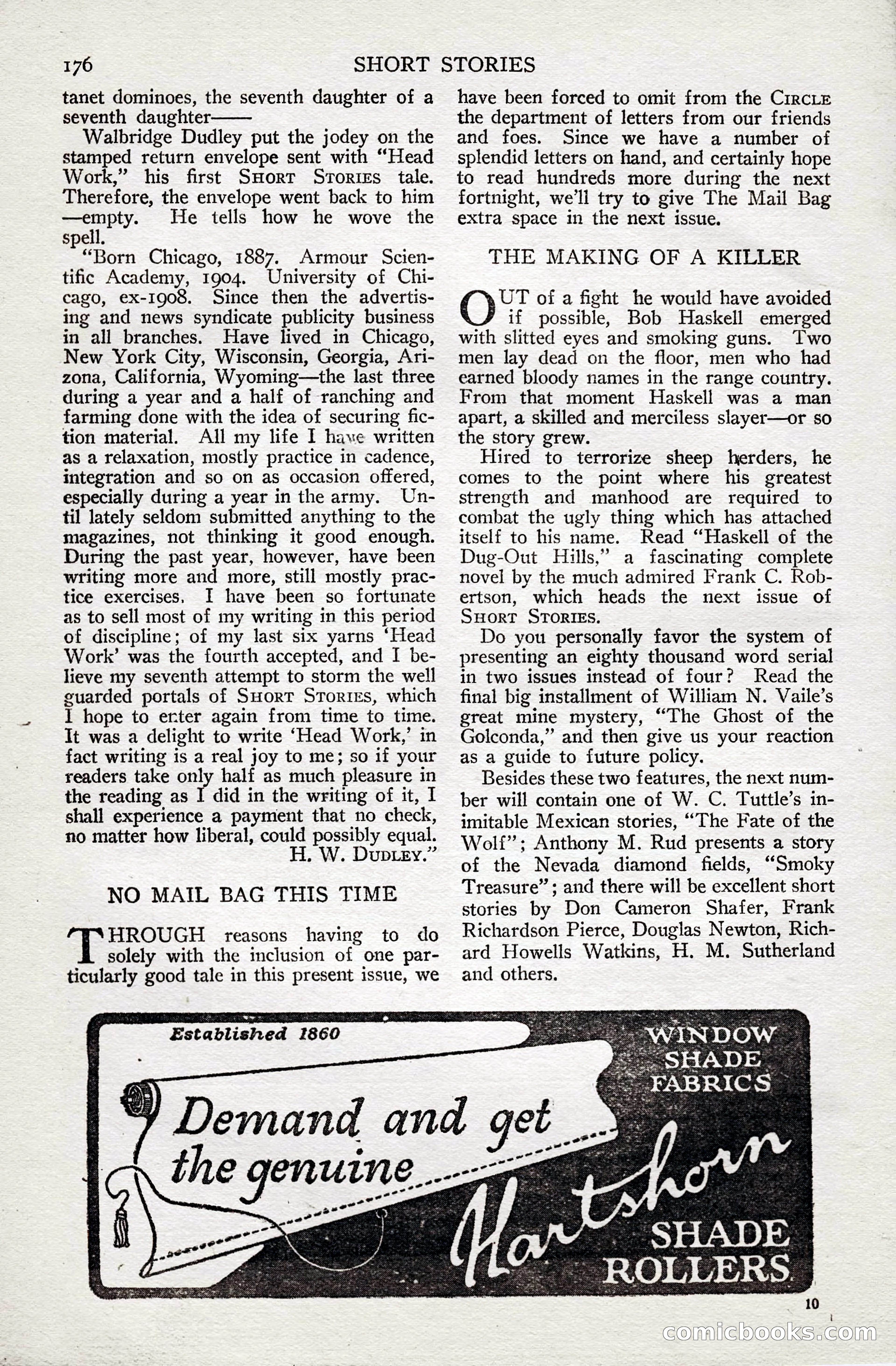 Short Stories, June 10, 1925 — page 182 of 192