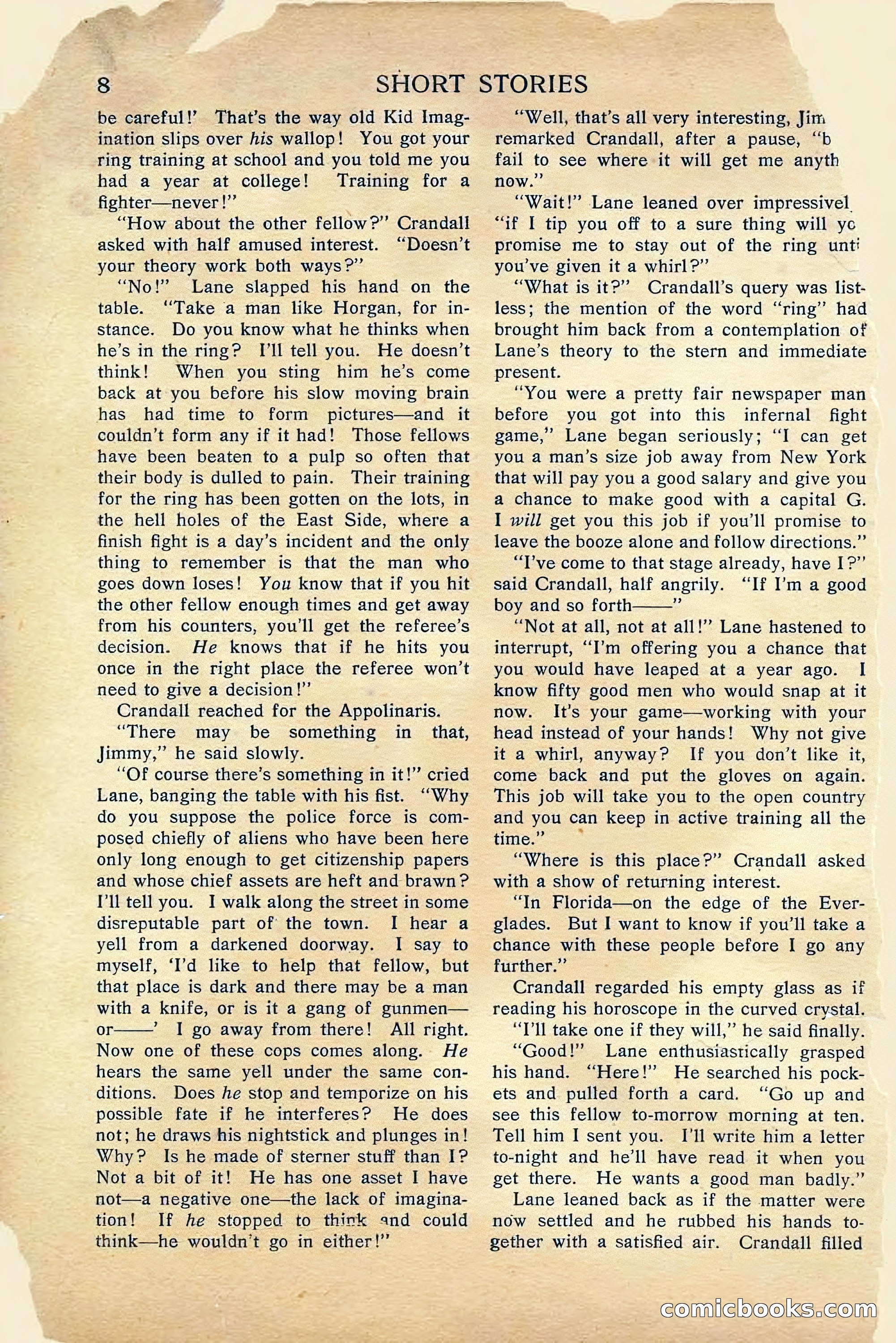Short Stories, April 1916 — page 10 of 164