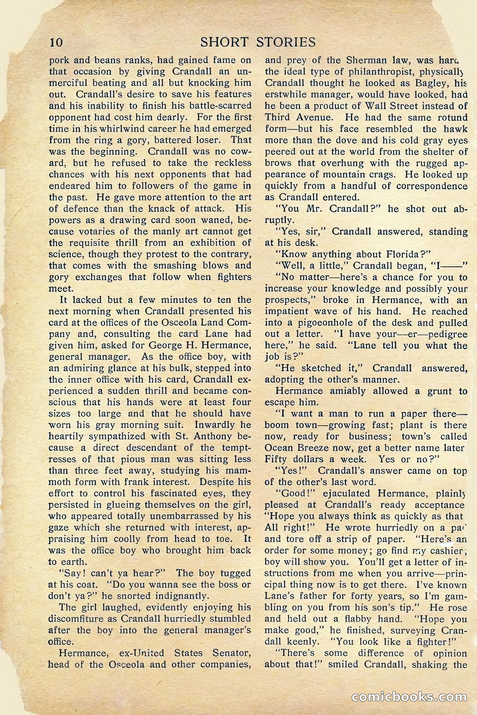Short Stories, April 1916 — page 12 of 164