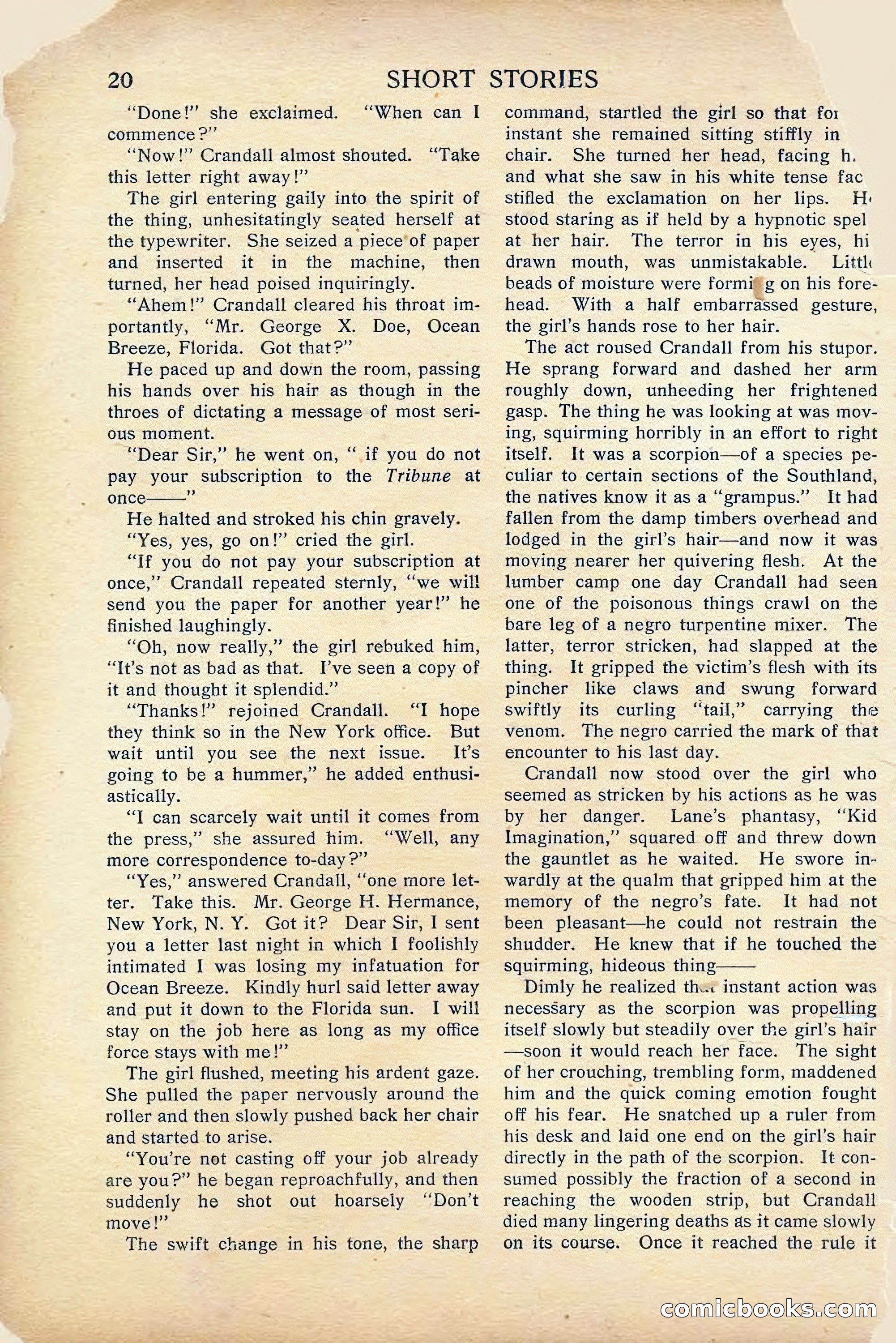 Short Stories, April 1916 — page 22 of 164