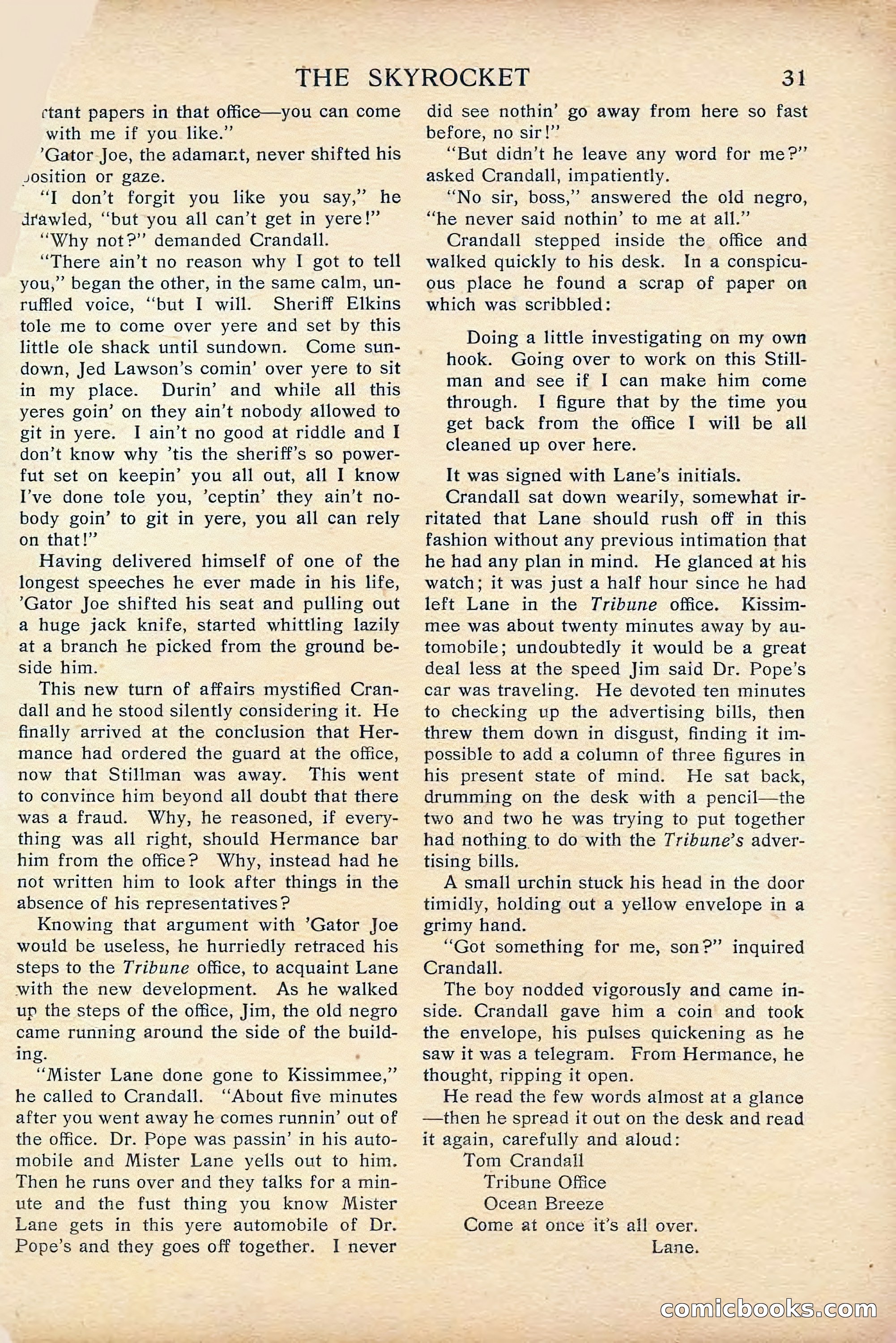 Short Stories, April 1916 — page 33 of 164