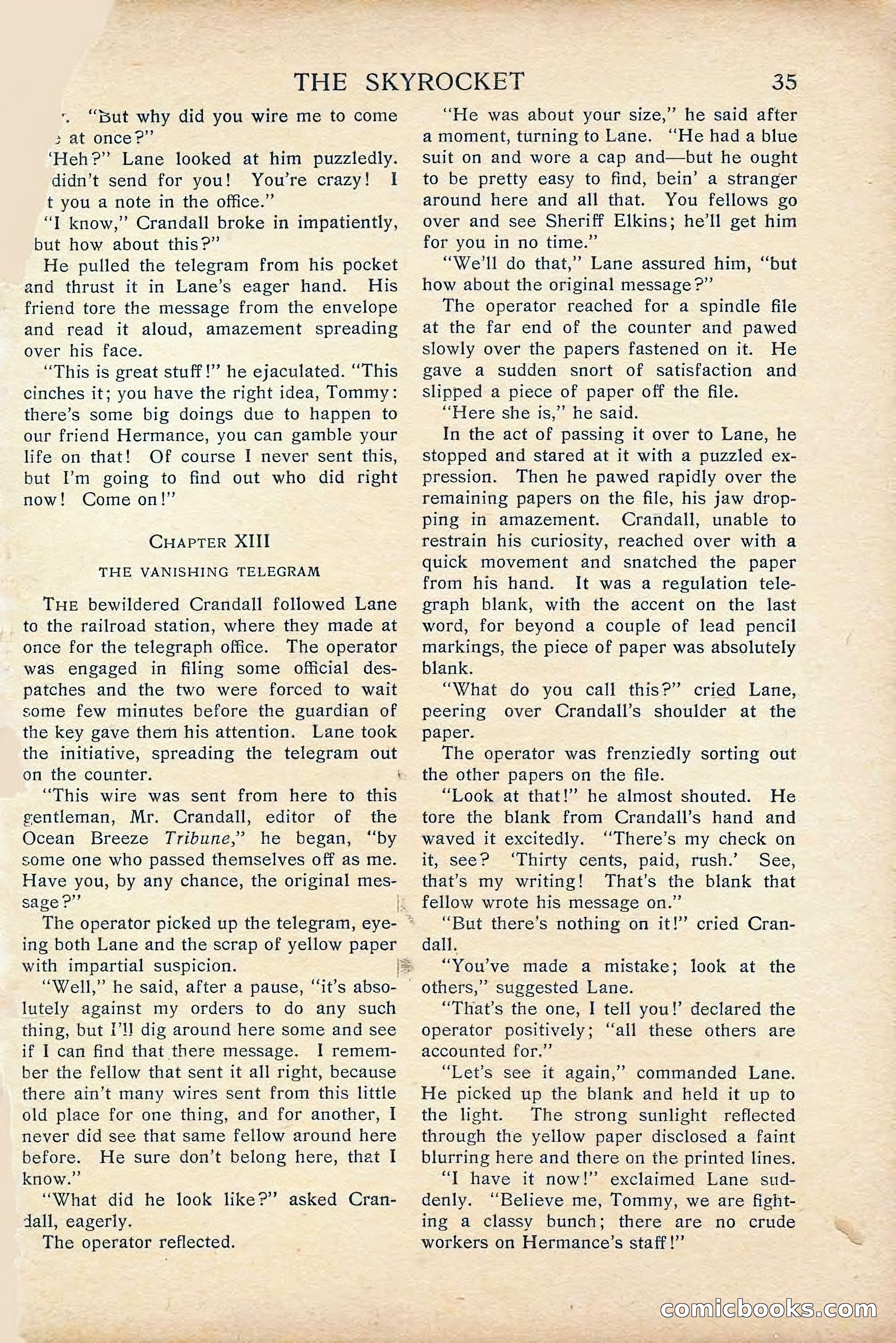 Short Stories, April 1916 — page 37 of 164