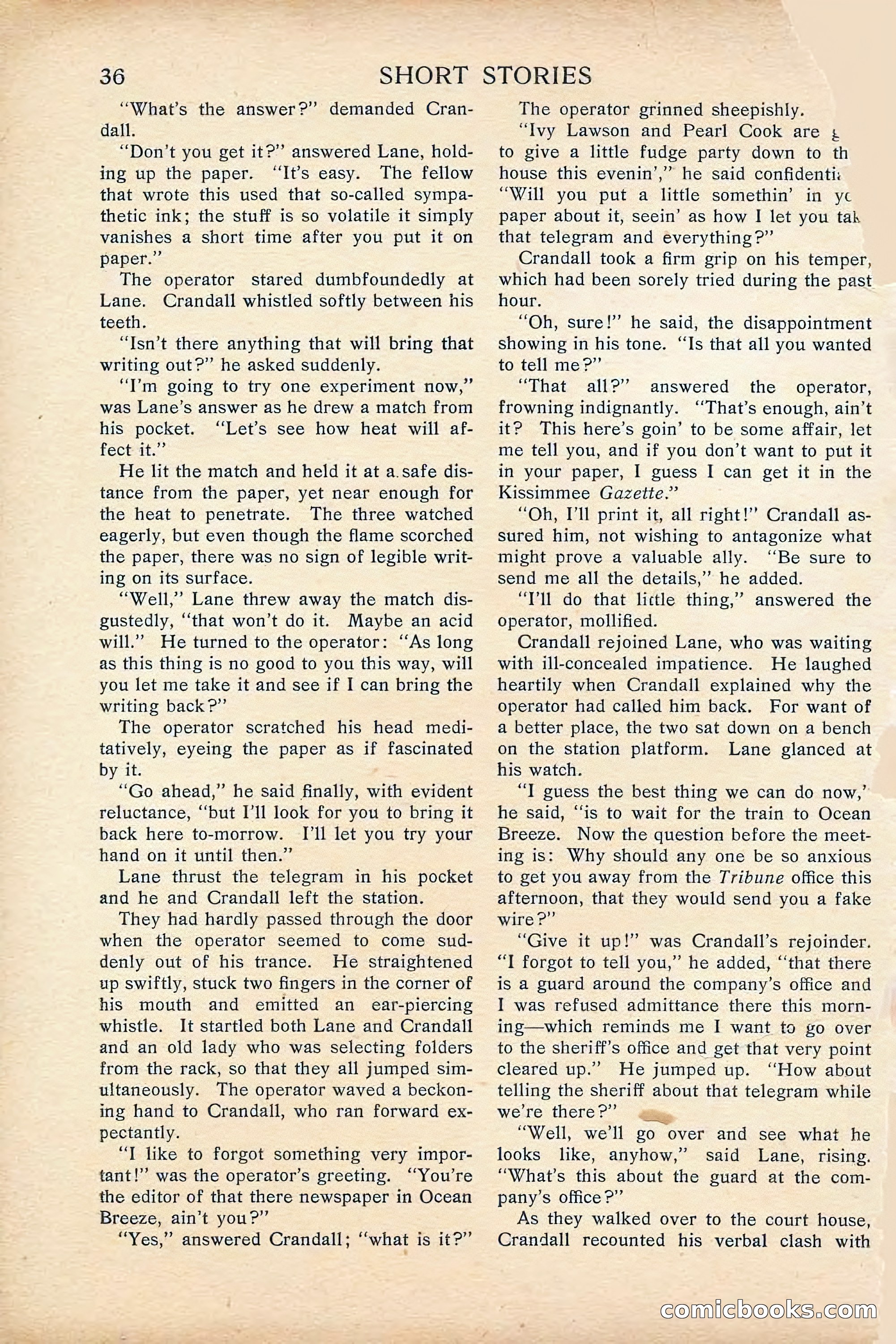 Short Stories, April 1916 — page 38 of 164