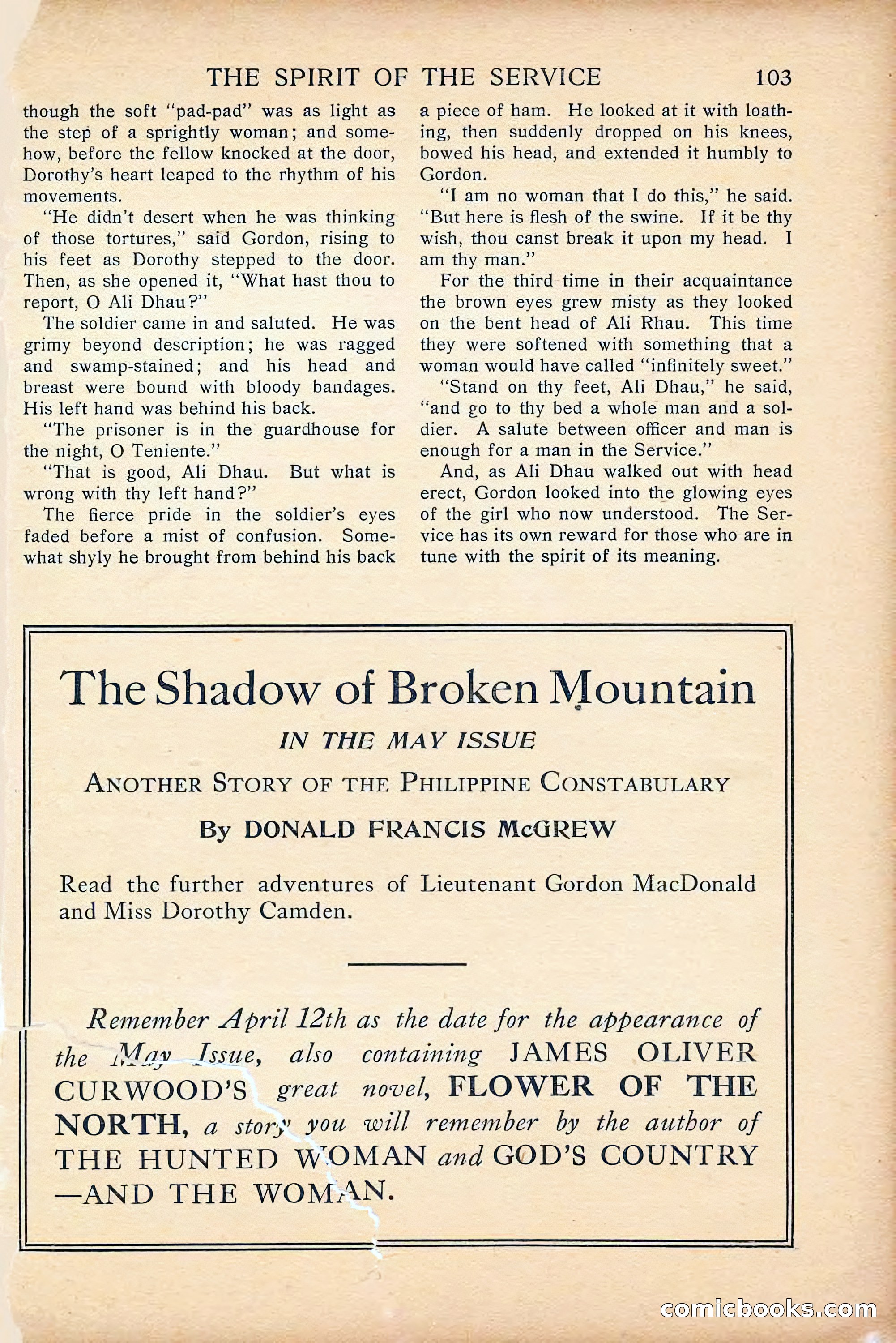 Short Stories, April 1916 — page 105 of 164